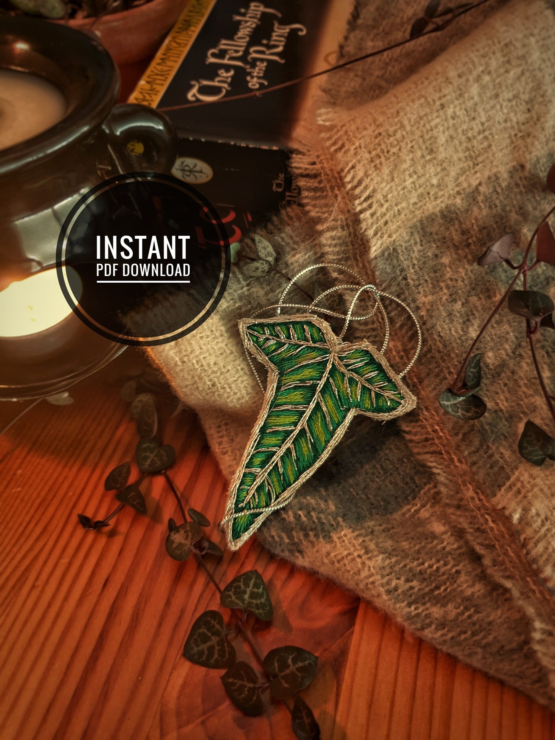 lotr leaf cloak brooch printable template lotr leaf cloak brooch printable template