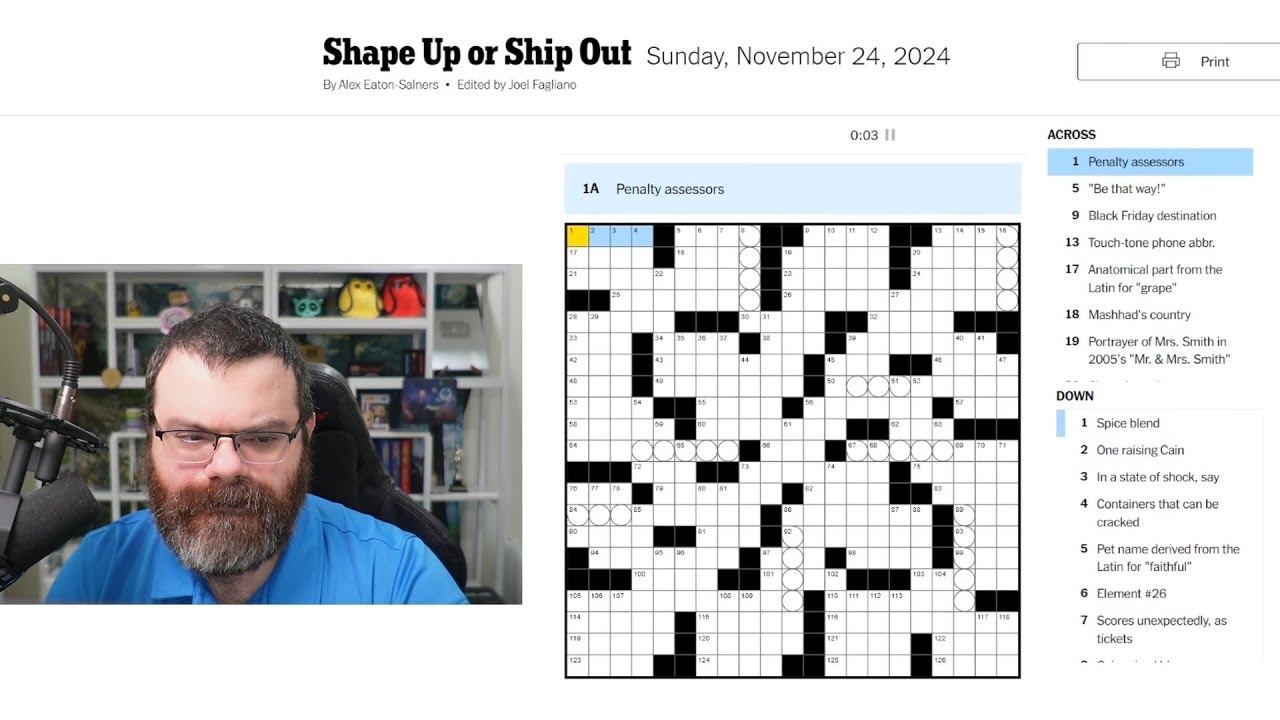 blend together nyt crossword