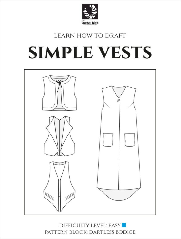 Let s Make A Vest The Shapes Of Fabric
