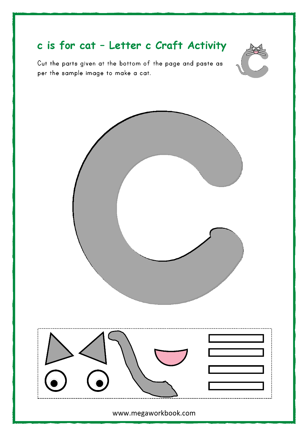 letter c worksheets for preschool letter c worksheets for preschool