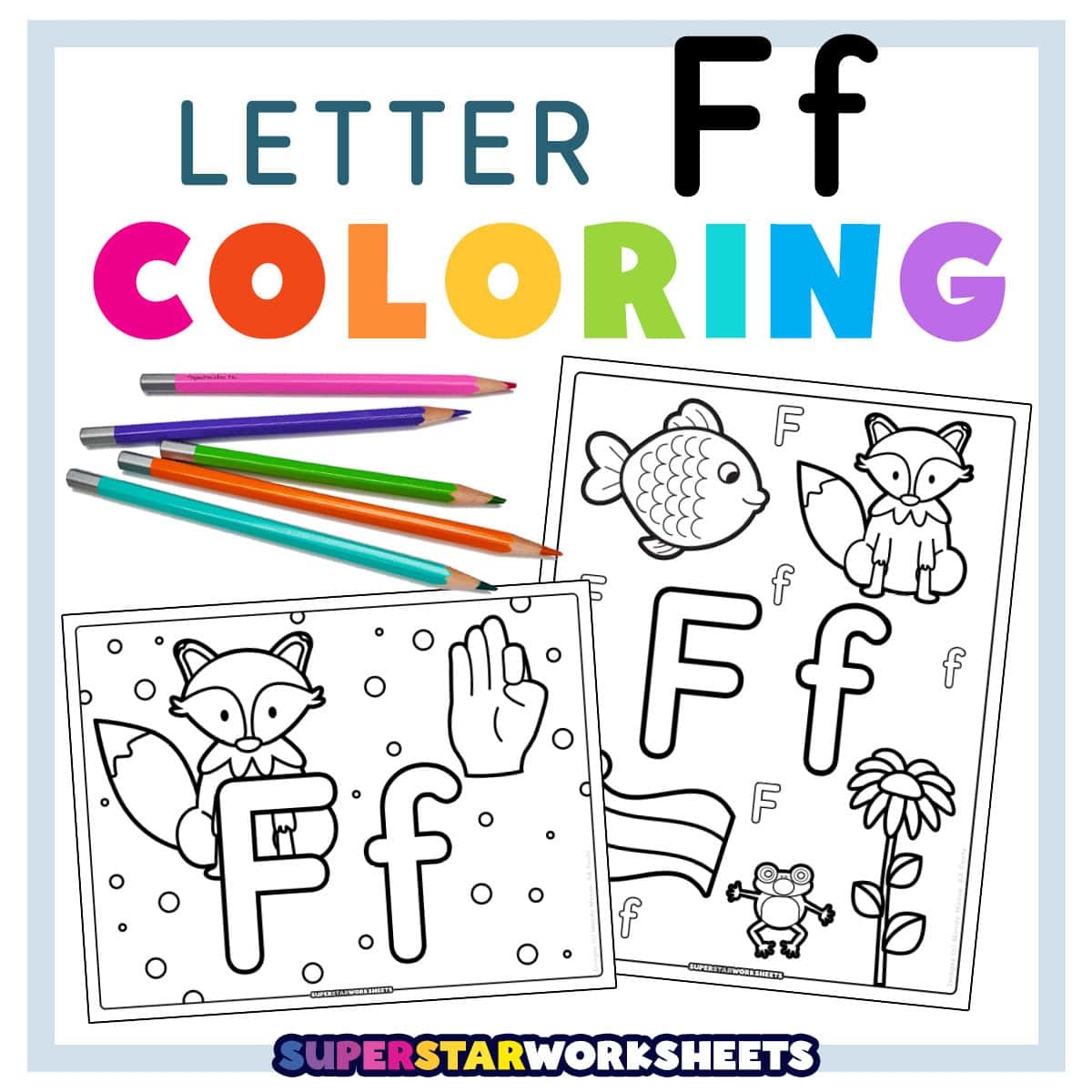 Letter F Coloring Pages Superstar Worksheets Letter F Coloring Pages Superstar Worksheets