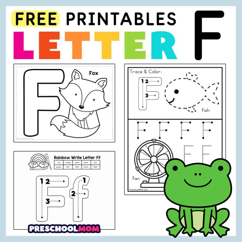 Letter F Preschool Printables Preschool Mom Letter F Preschool Printables Preschool Mom