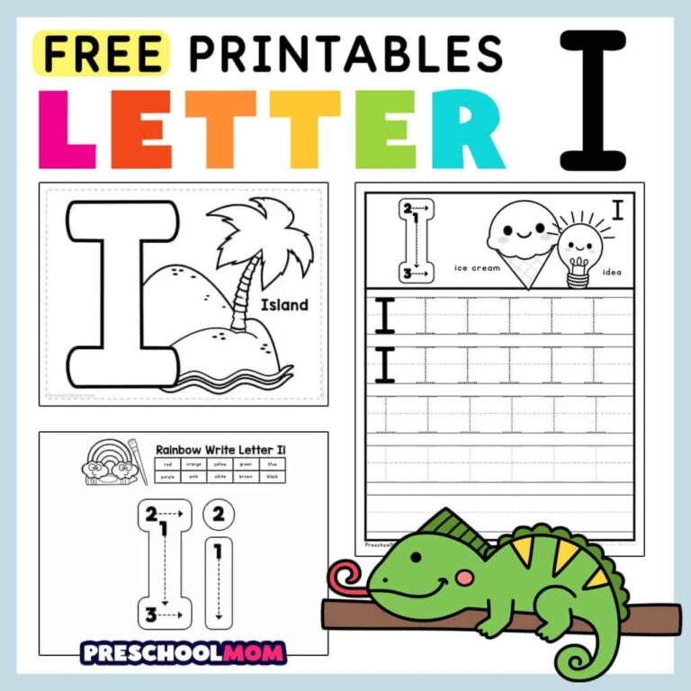 Letter I Preschool Printables Preschool Mom