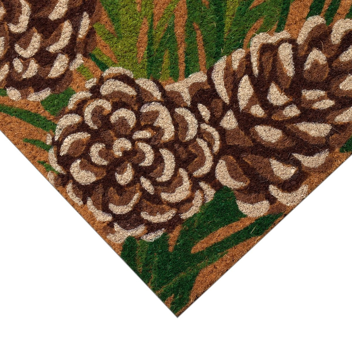Liora Manne Natura Pinecone Border Area Rugs Novelty Seasonal Rectangular Browns Area Rugs Rugs Direct Liora Manne Natura Pinecone Border Area Rugs Novelty Seasonal Rectangular Browns Area Rugs Rugs Direct