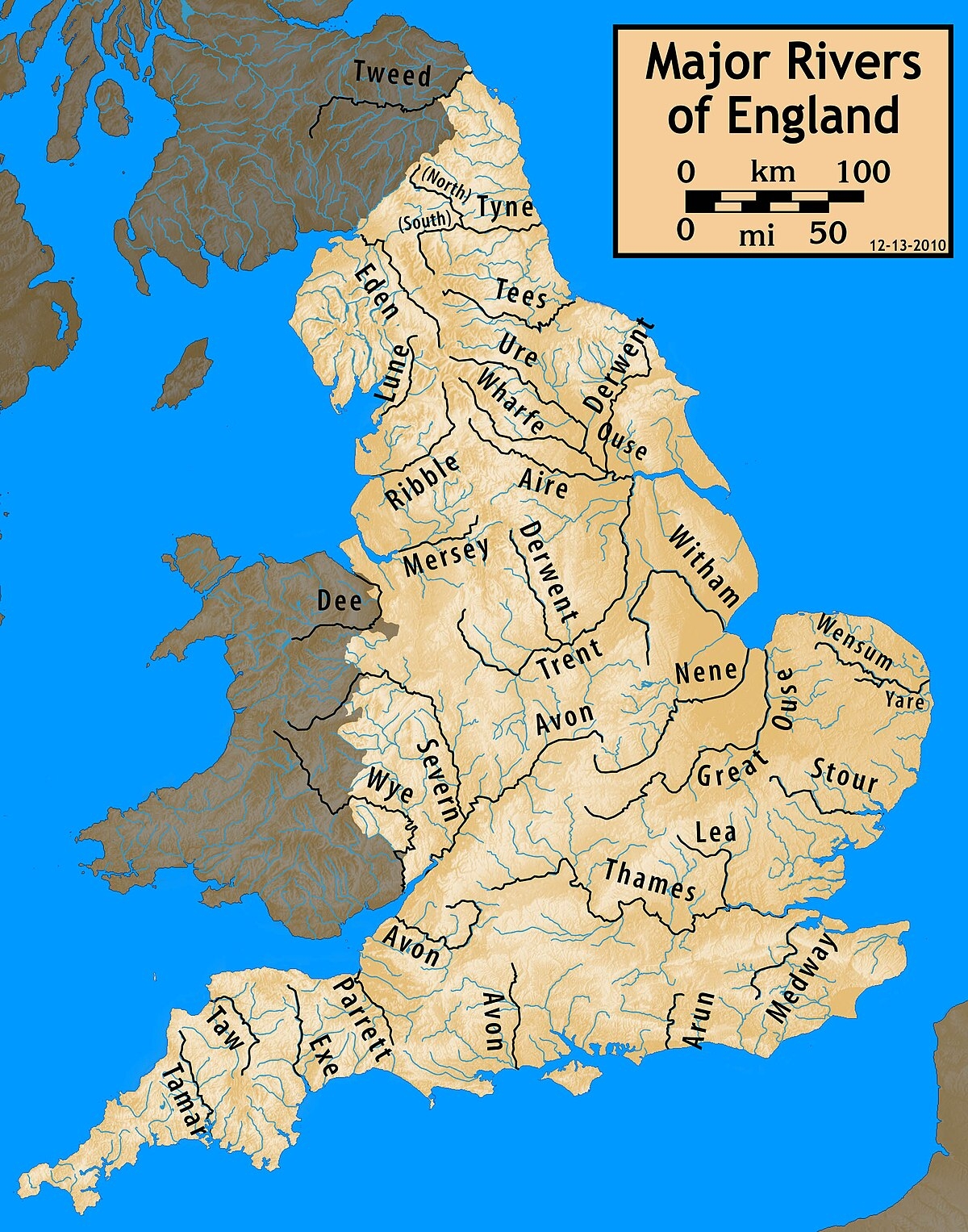 List Of Rivers Of England Wikipedia List Of Rivers Of England Wikipedia