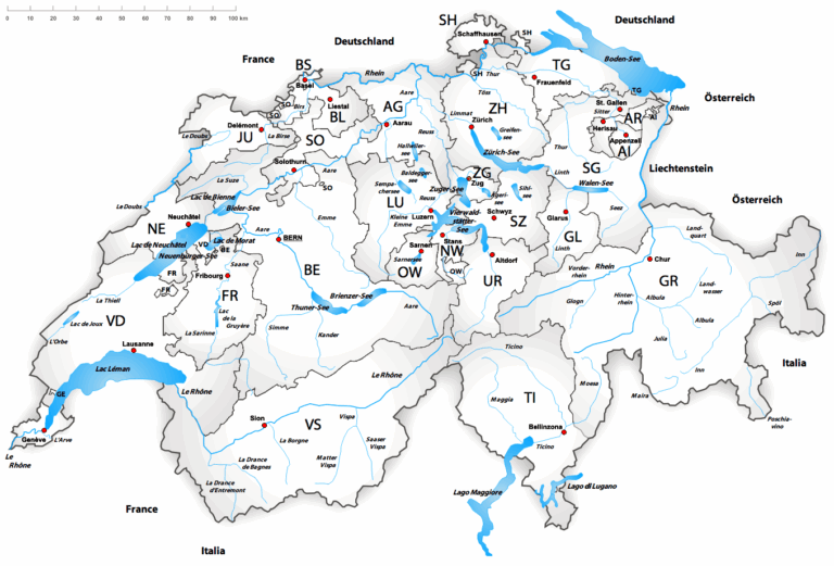 List Of Rivers Of Switzerland Wikipedia