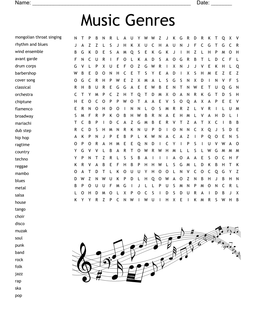 Listen To The Reggae Music Word Search WordMint Listen To The Reggae Music Word Search WordMint