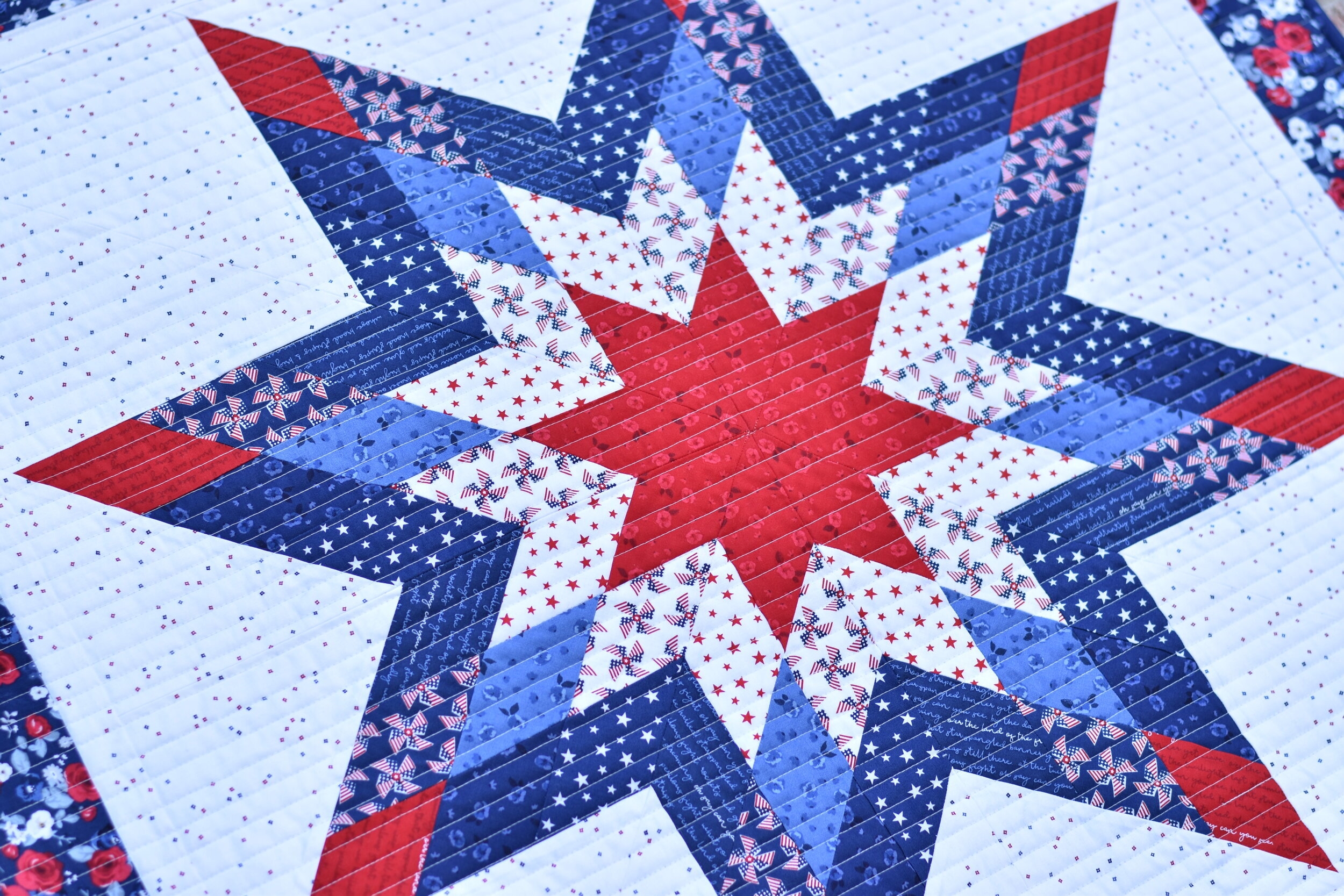 Lone Star Quilt Block Tutorial using 2 1 2 Strips And NO Y SEAMS Material Girl Quilts Lone Star Quilt Block Tutorial using 2 1 2 Strips And NO Y SEAMS Material Girl Quilts