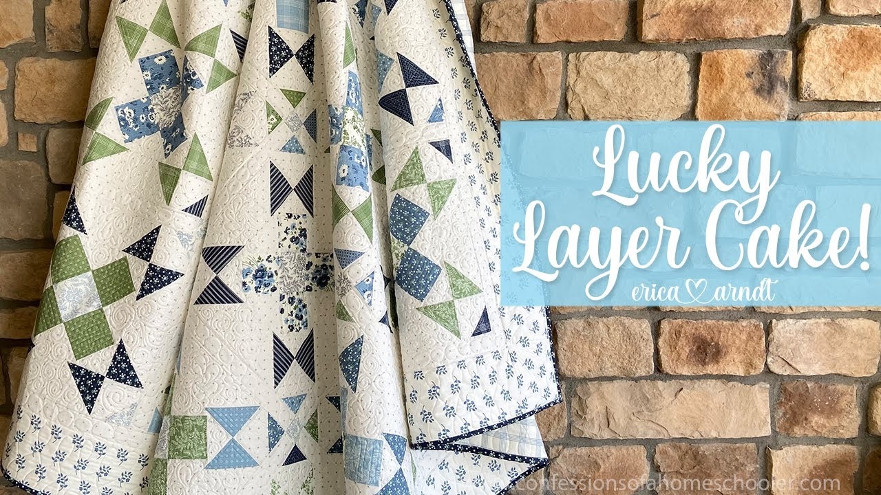 Lucky Layer Cake Quilt Tutorial Beginner Friendly Quilt Pattern YouTube Lucky Layer Cake Quilt Tutorial Beginner Friendly Quilt Pattern YouTube