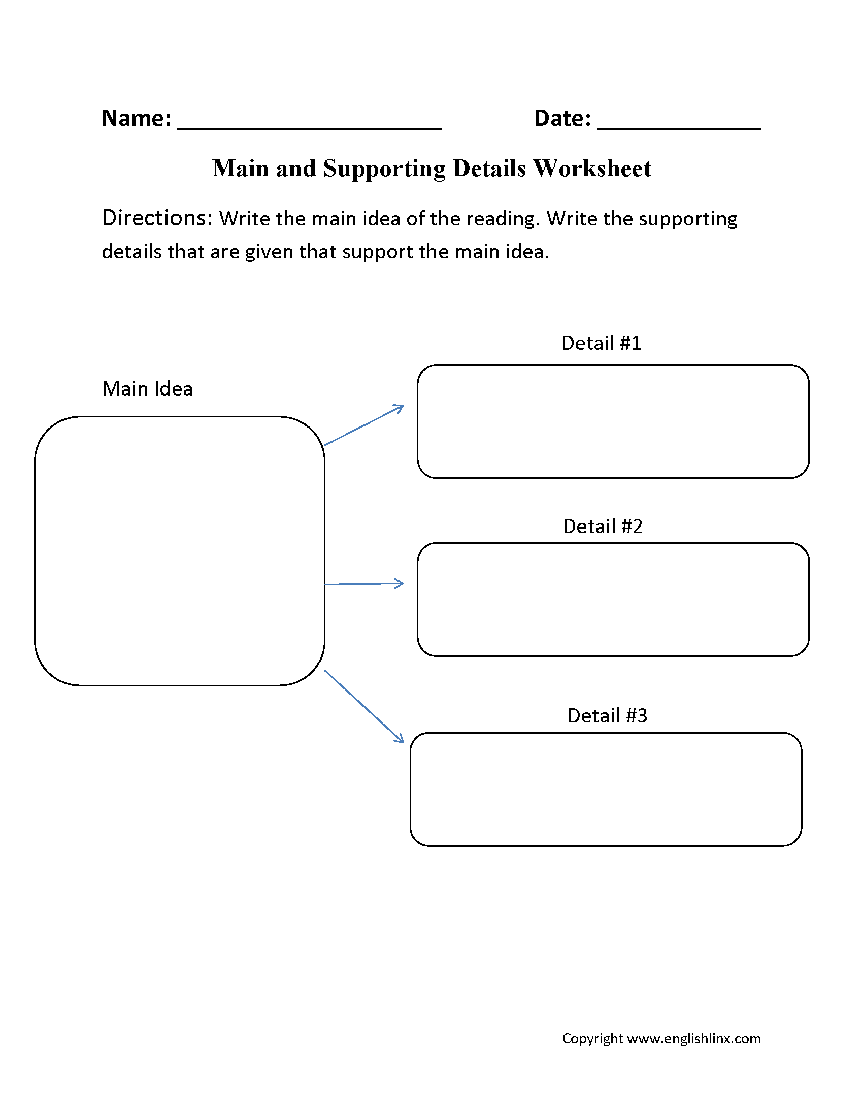 Main Idea Worksheets Printable Main Idea Practice Worksheets Main Idea Worksheets Printable Main Idea Practice Worksheets