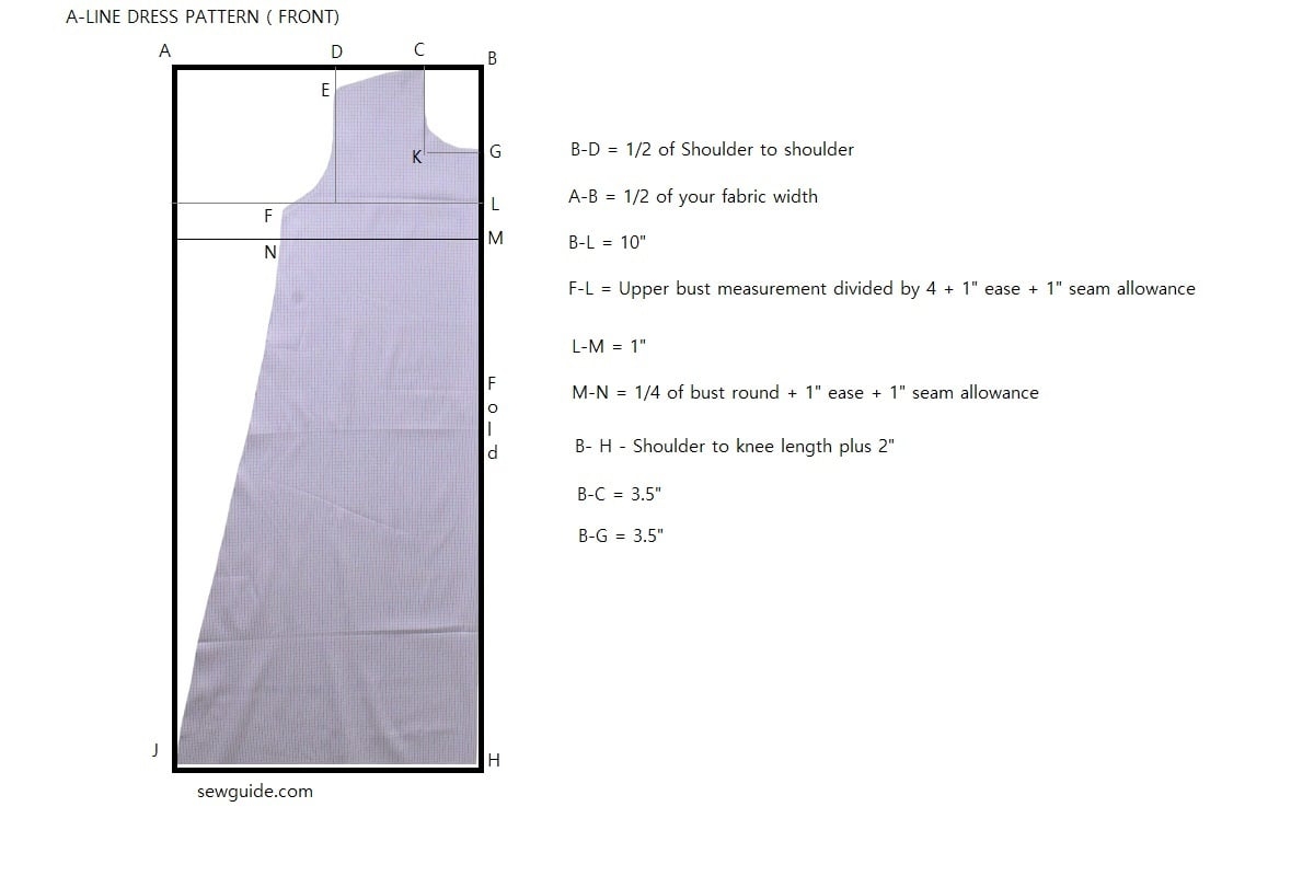 Make An A line Dress Free Sewing Pattern Tutorial SewGuide Make An A line Dress Free Sewing Pattern Tutorial SewGuide