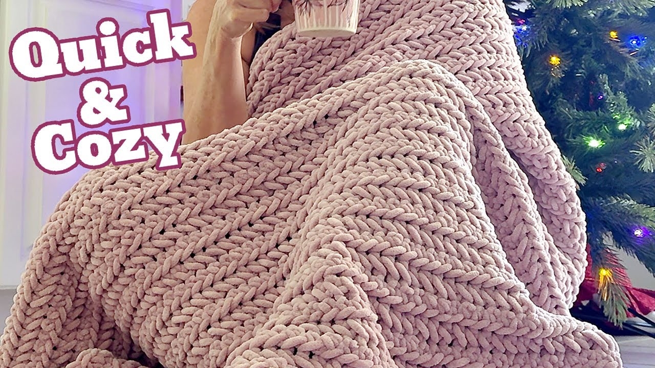 Make In A Day Chunky Blanket YouTube Make In A Day Chunky Blanket YouTube