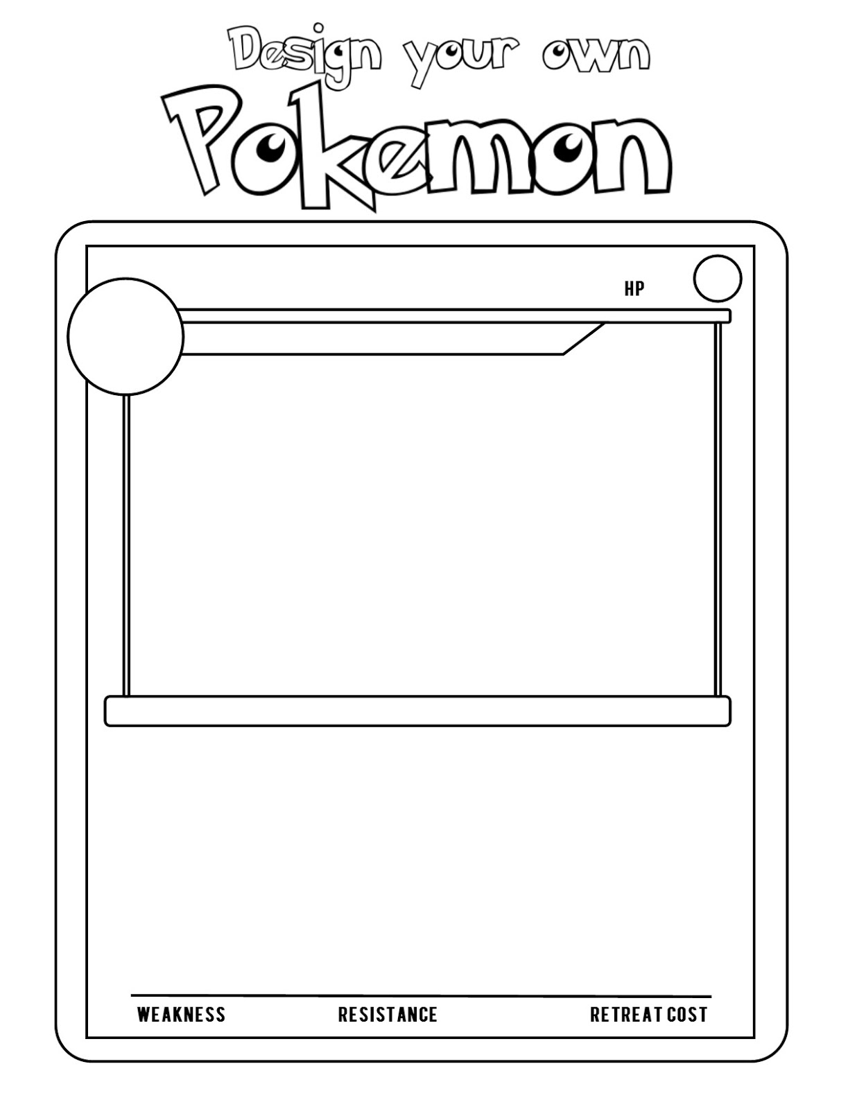 printable pokemon card template printable pokemon card template