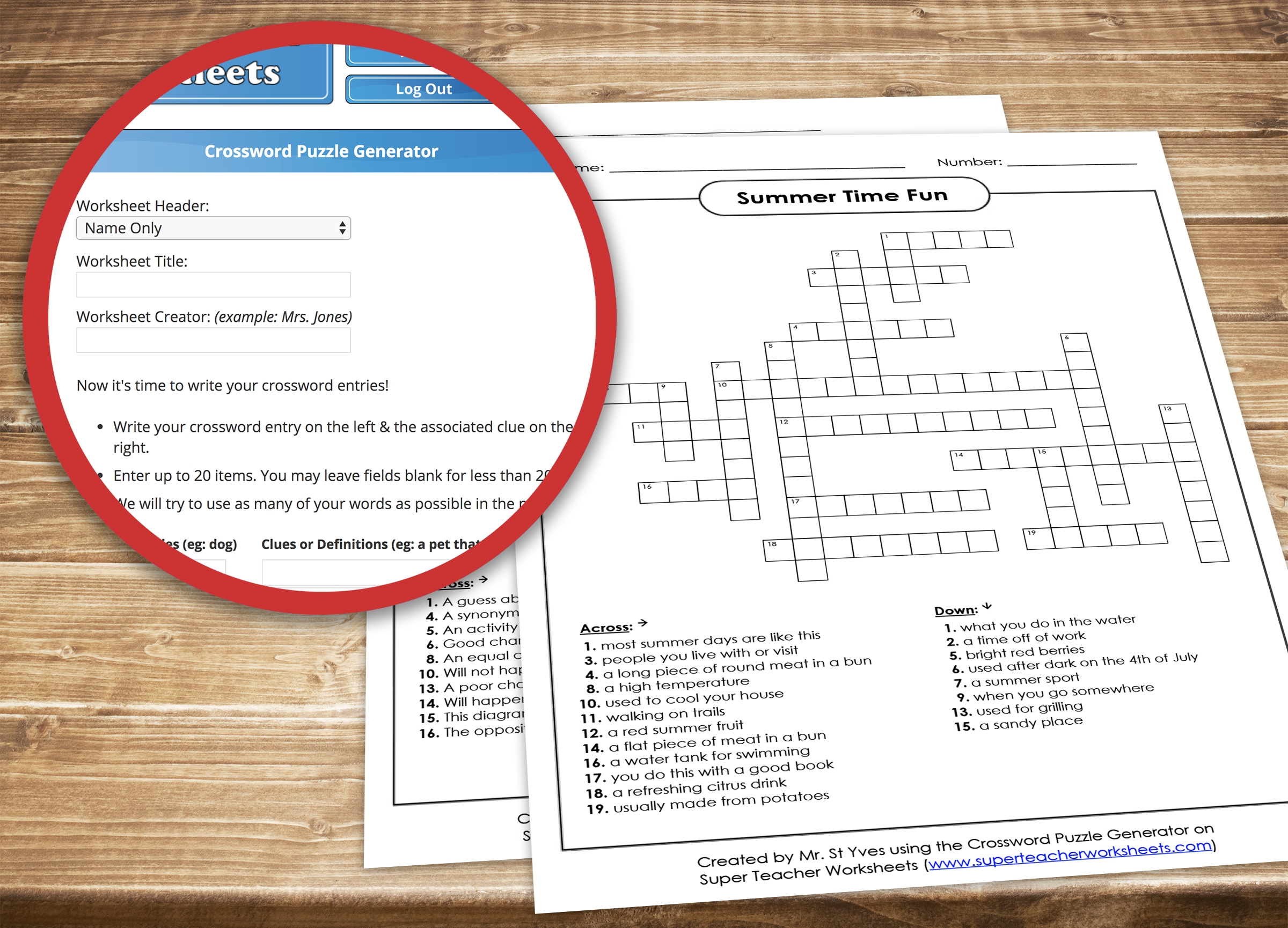 super teacher worksheets answer key