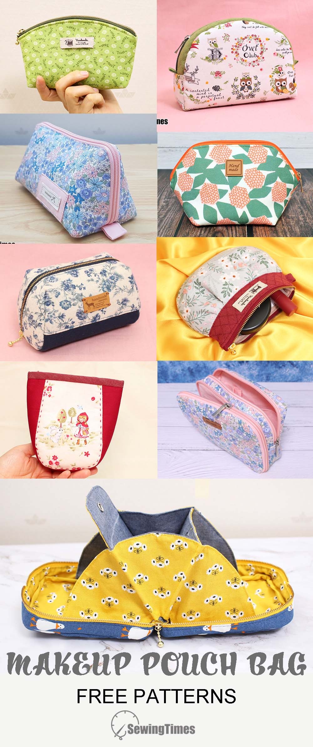 Makeup Pouch Bag Free Patterns Diy Pouch And Bag With Sewingtimes Makeup Pouch Bag Free Patterns Diy Pouch And Bag With Sewingtimes
