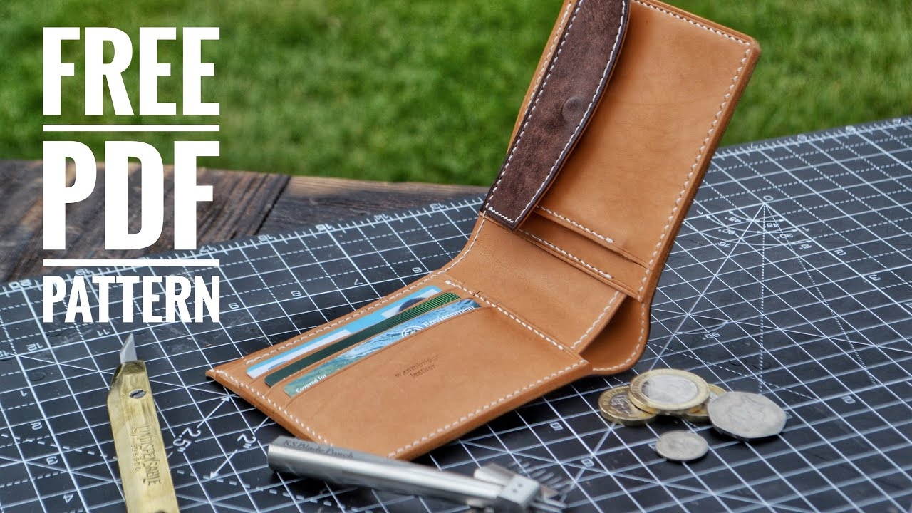 Making A Leather Bi fold Wallet With Coin Pouch FREE PDF Pattern Hyper ASMR 4K Leather Craft YouTube Making A Leather Bi fold Wallet With Coin Pouch FREE PDF Pattern Hyper ASMR 4K Leather Craft YouTube
