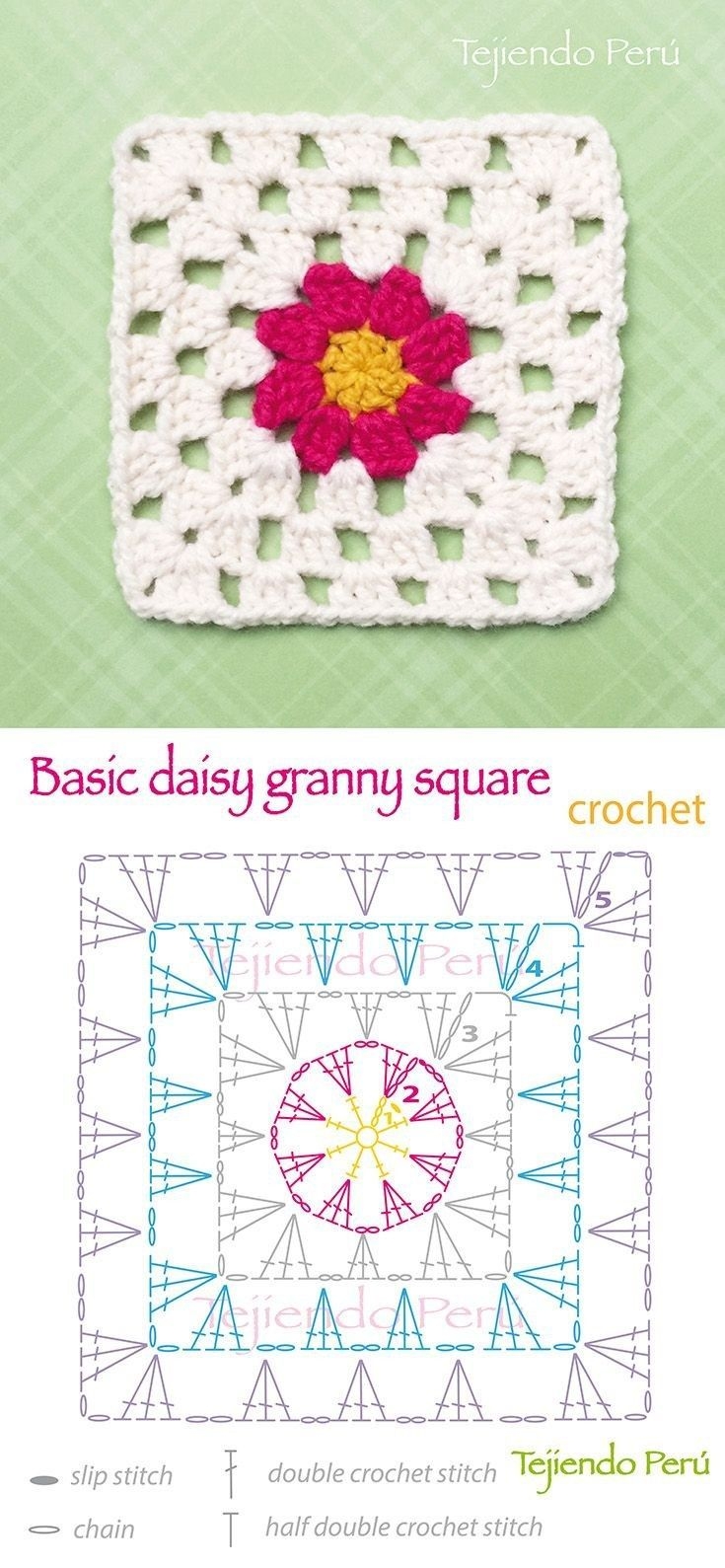 Many Cats Square ENGLISH Crochet Pattern PDF Granny Square Afghan Block Etsy