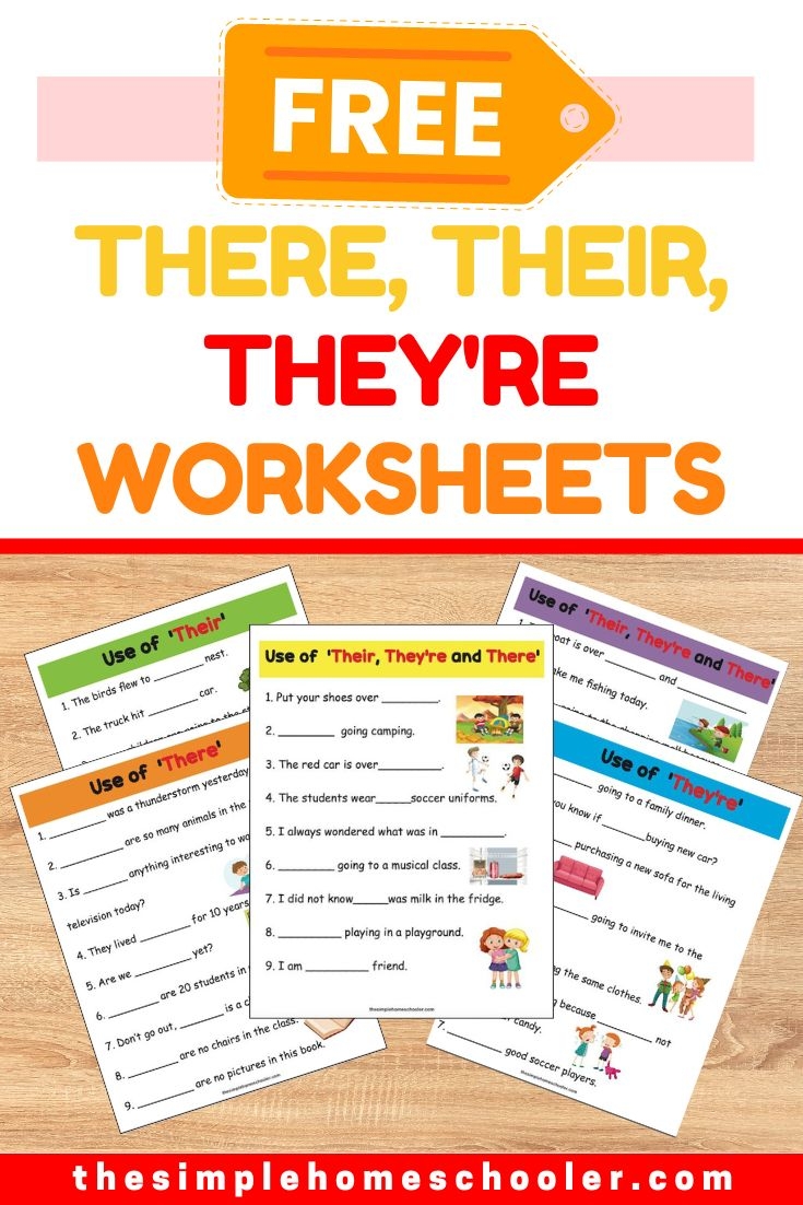 their there they're worksheets their there they're worksheets