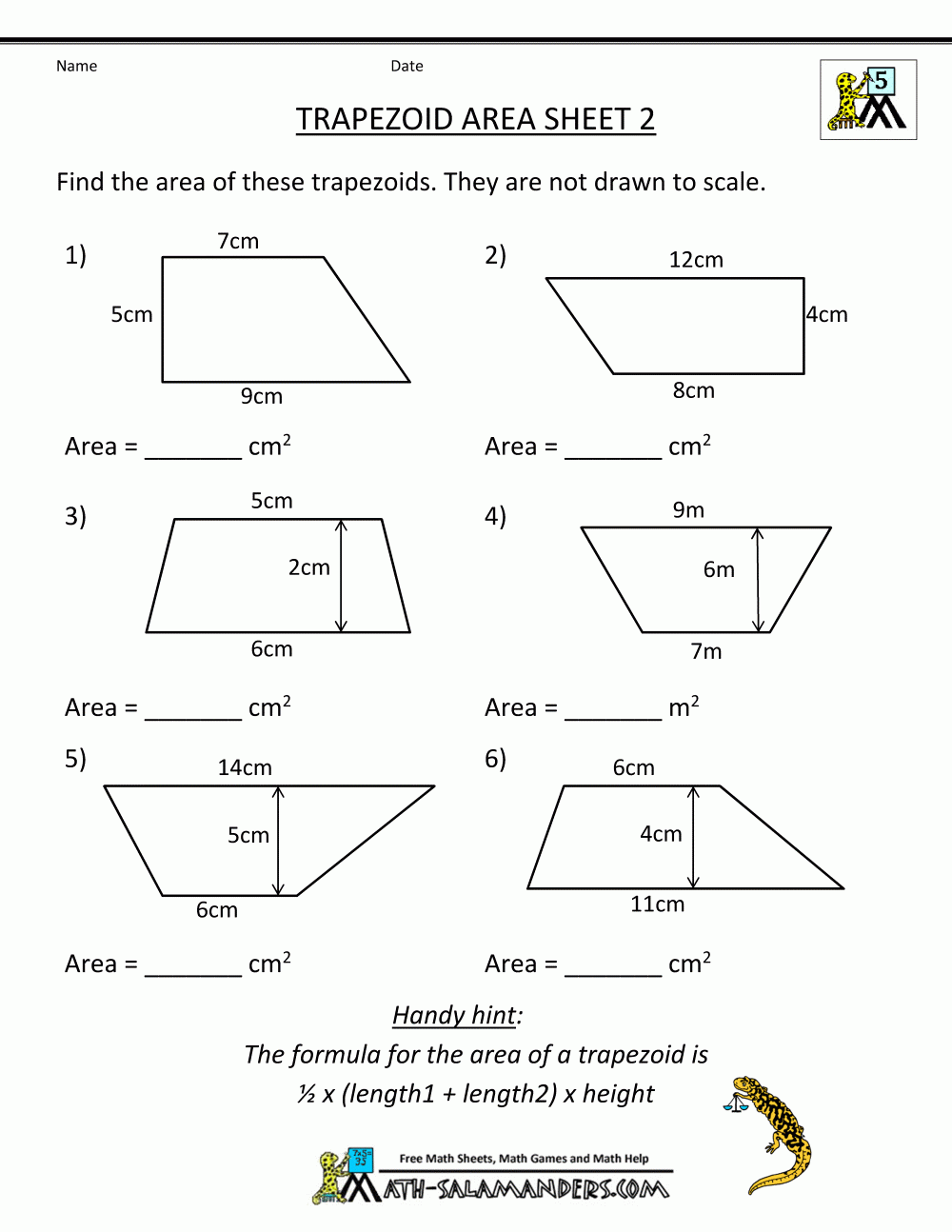 Math worksheets printable trapezoid area 2 gif 1000 1294 Math worksheets printable trapezoid area 2 gif 1000 1294