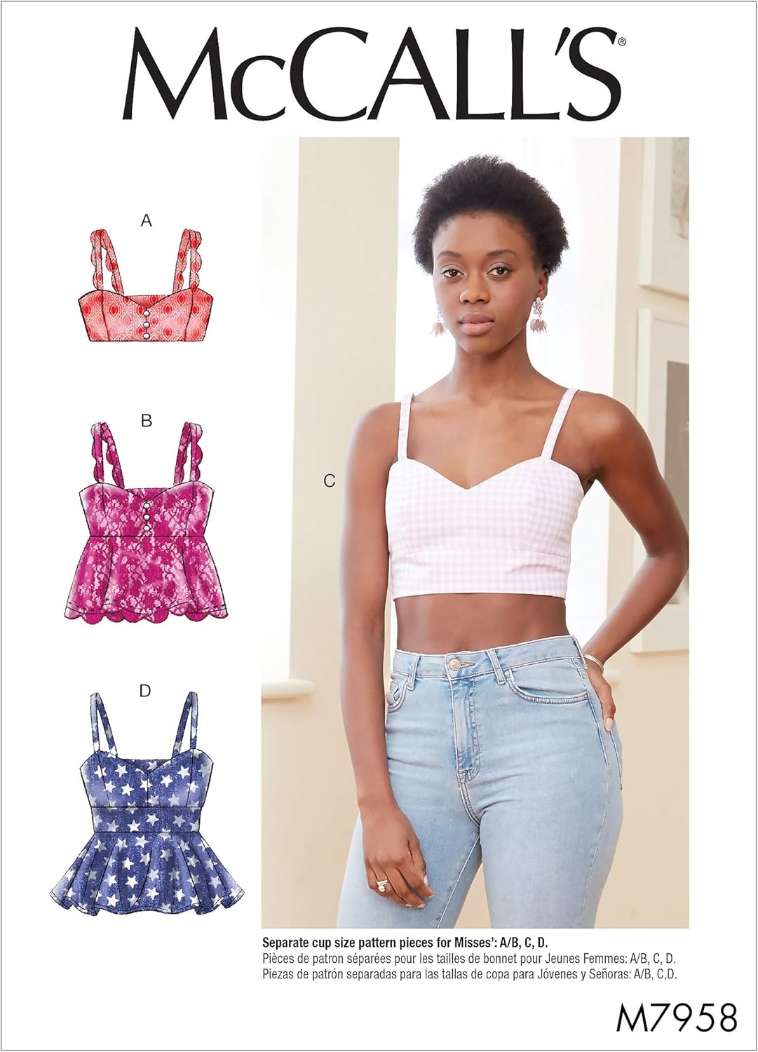 McCall s Close Fit Crop Tank Top Sewing Pattern Macao Ubuy McCall s Close Fit Crop Tank Top Sewing Pattern Macao Ubuy