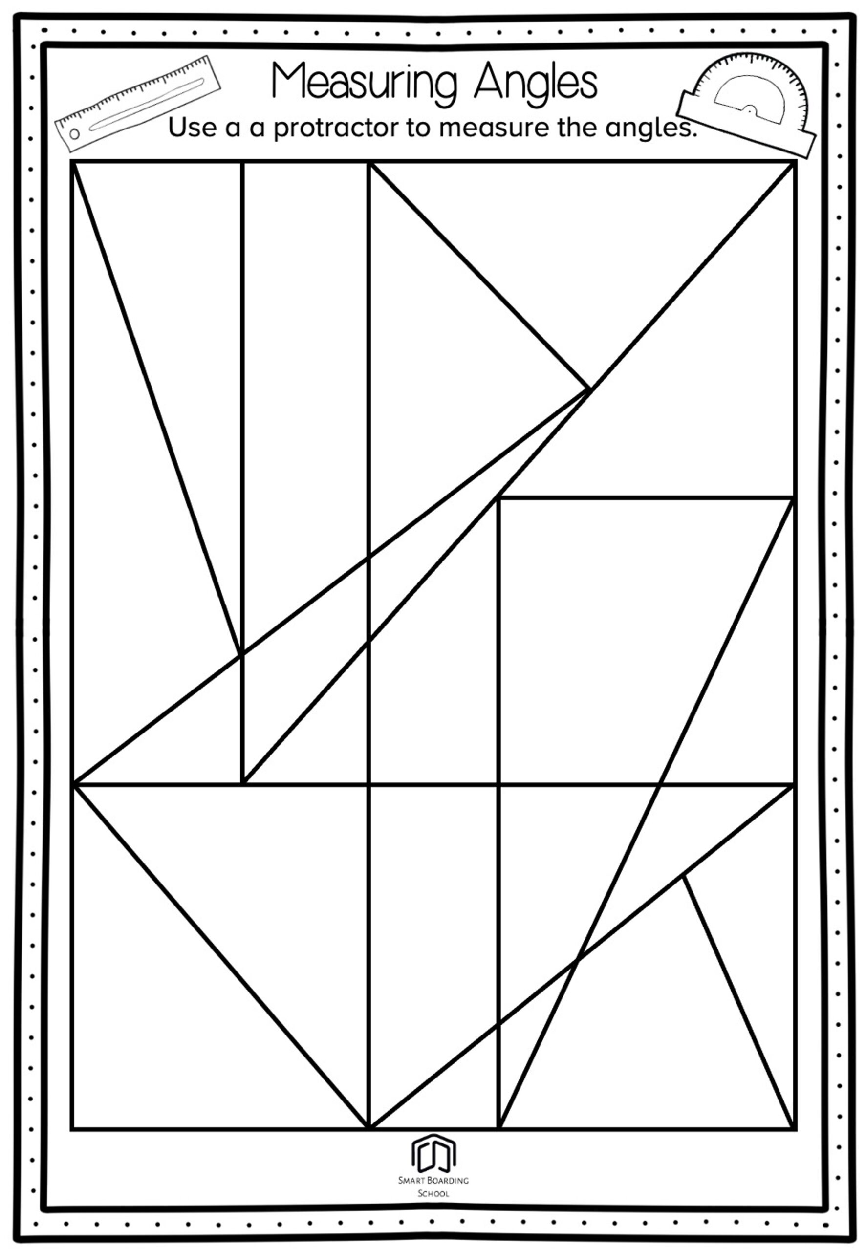 Measuring Angles Worksheet Measuring Angles Worksheet