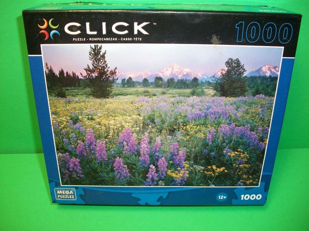 Mega Puzzles Click 1000 Pc Grand Teton Lupines EBay Mega Puzzles Click 1000 Pc Grand Teton Lupines EBay