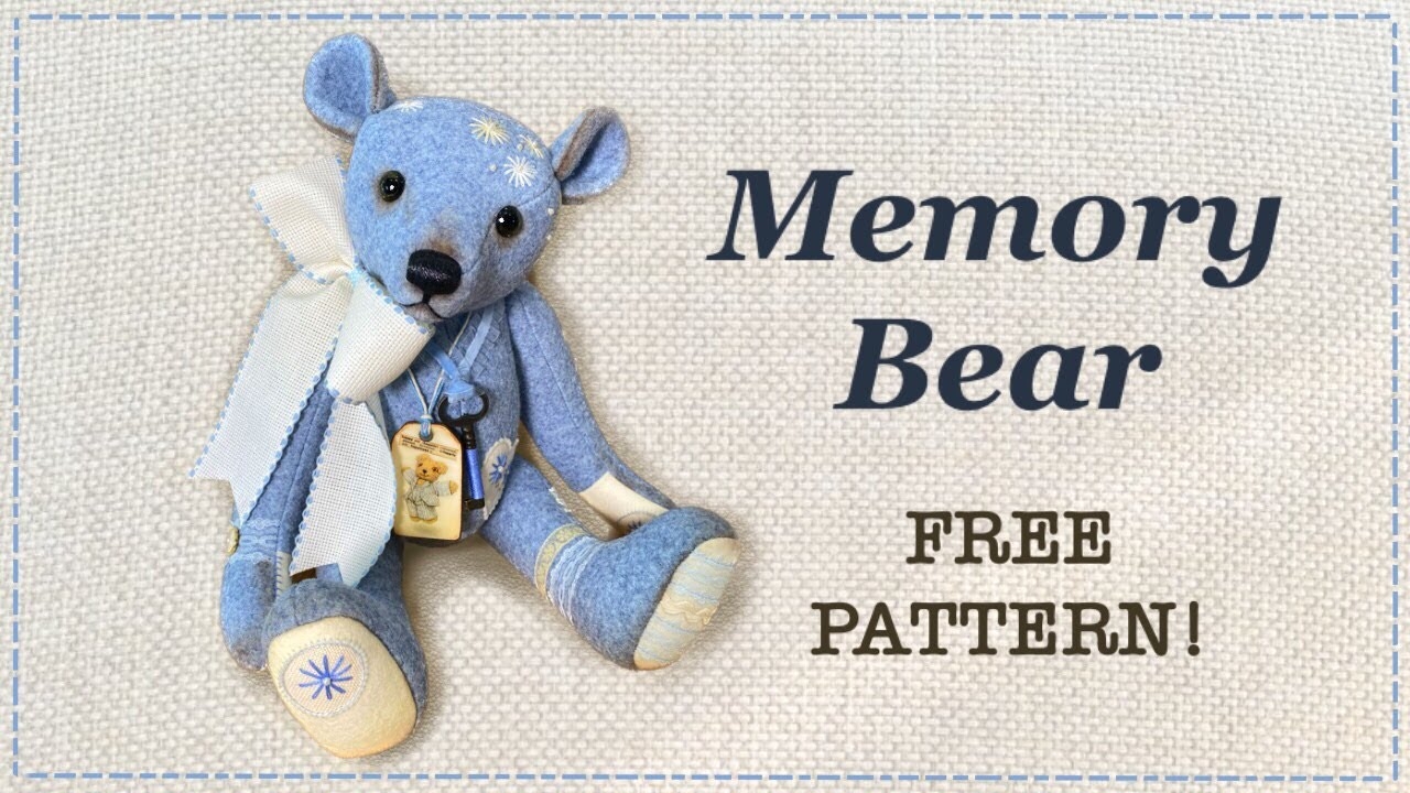 Memory Bear Patchwork Bear FREE PATTERN Full Step By Step Tutorial With Lisa Pay YouTube Memory Bear Patchwork Bear FREE PATTERN Full Step By Step Tutorial With Lisa Pay YouTube