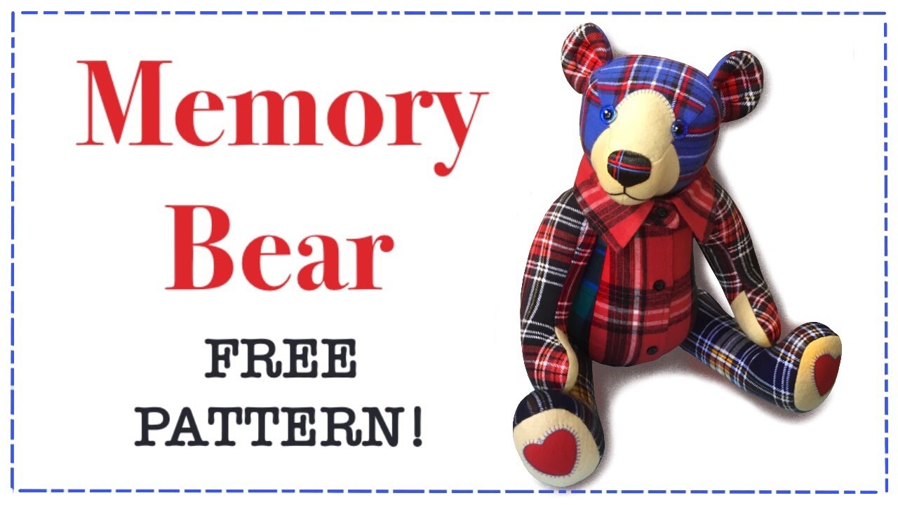 Memory Bear Patchwork Bear FREE PATTERN Full Tutorial With Lisa Pay YouTube Memory Bear Patchwork Bear FREE PATTERN Full Tutorial With Lisa Pay YouTube