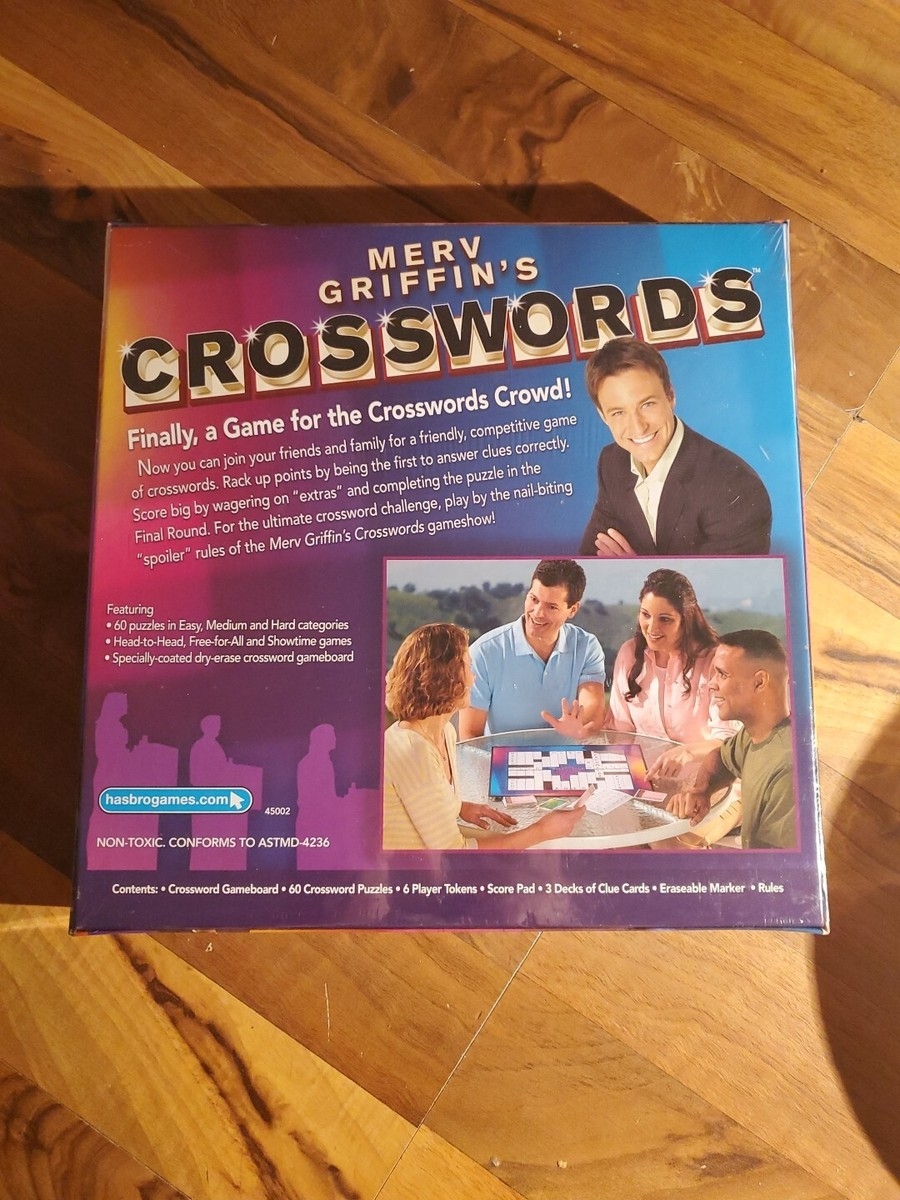 Merv Griffins Crosswords 2008 Social Wordplay Game Unisex Adult Parker Brothers EBay Merv Griffins Crosswords 2008 Social Wordplay Game Unisex Adult Parker Brothers EBay
