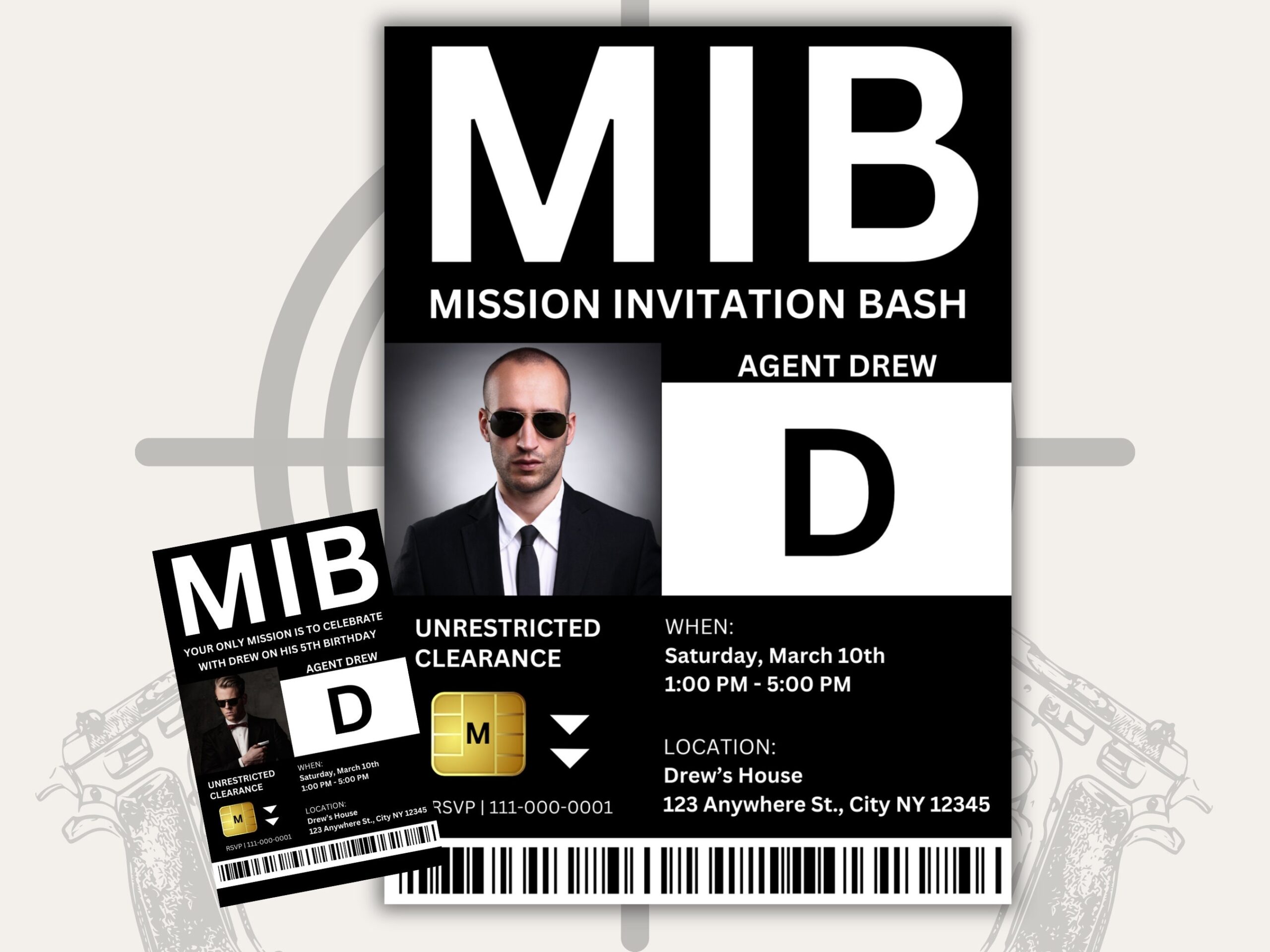MIB Id Template Printable Id Badge Mib Personalized Men In Black International ID Badge Invitation MIB Special Agent J Card Birthday Etsy MIB Id Template Printable Id Badge Mib Personalized Men In Black International ID Badge Invitation MIB Special Agent J Card Birthday Etsy
