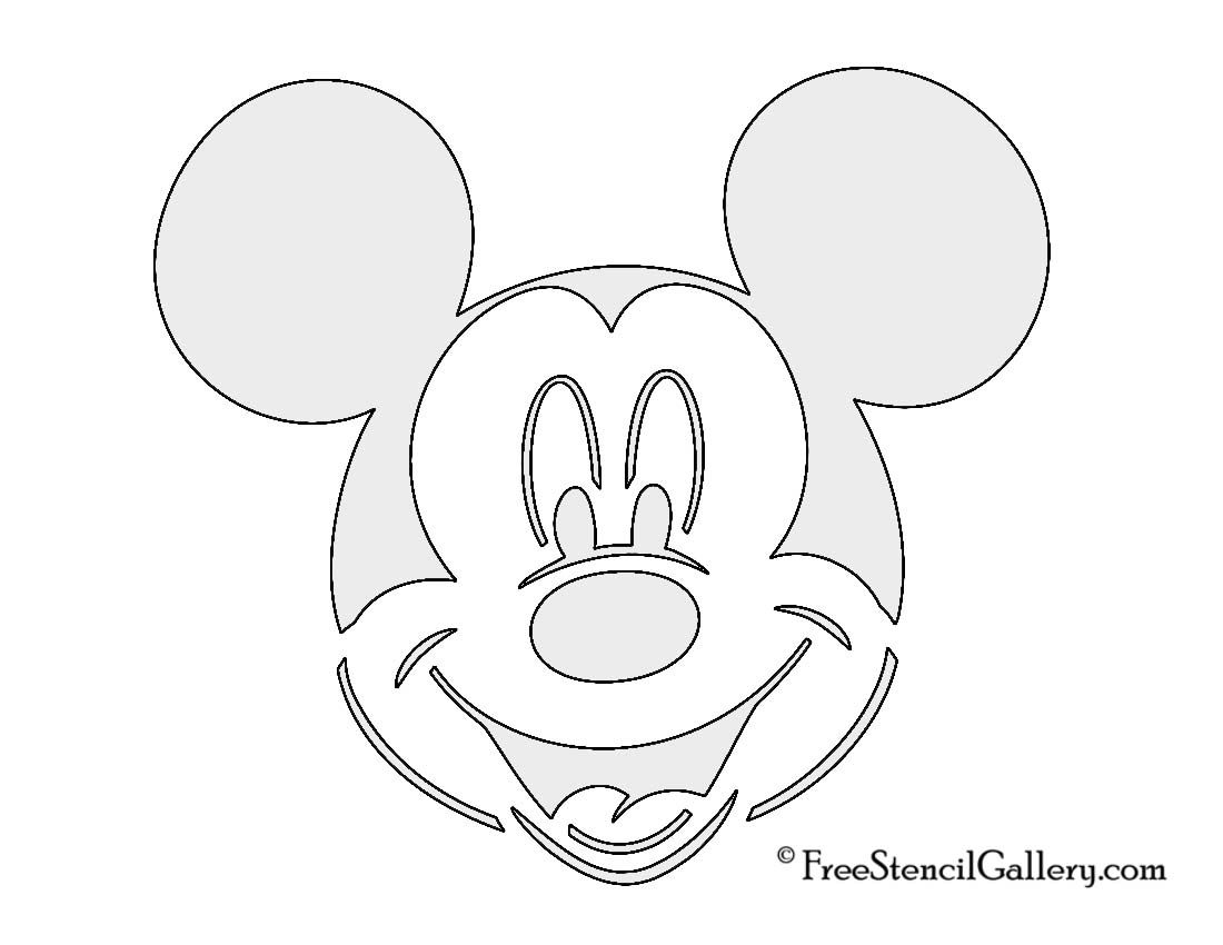 Mickey Mouse Stencil 8 Free PDF Printables Printablee Mickey Mouse Stencil 8 Free PDF Printables Printablee