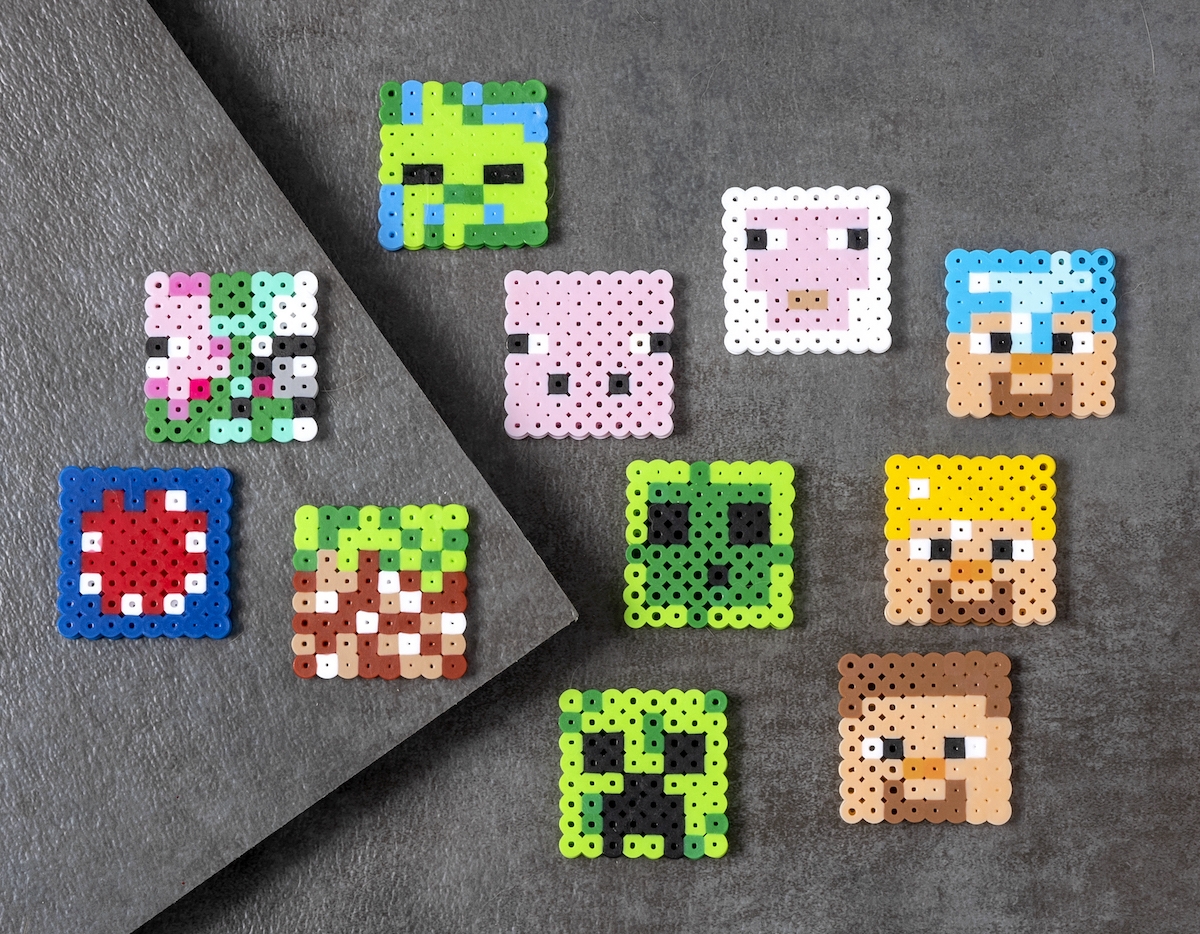 Minecraft Perler Beads 40 Patterns DIY Candy Minecraft Perler Beads 40 Patterns DIY Candy