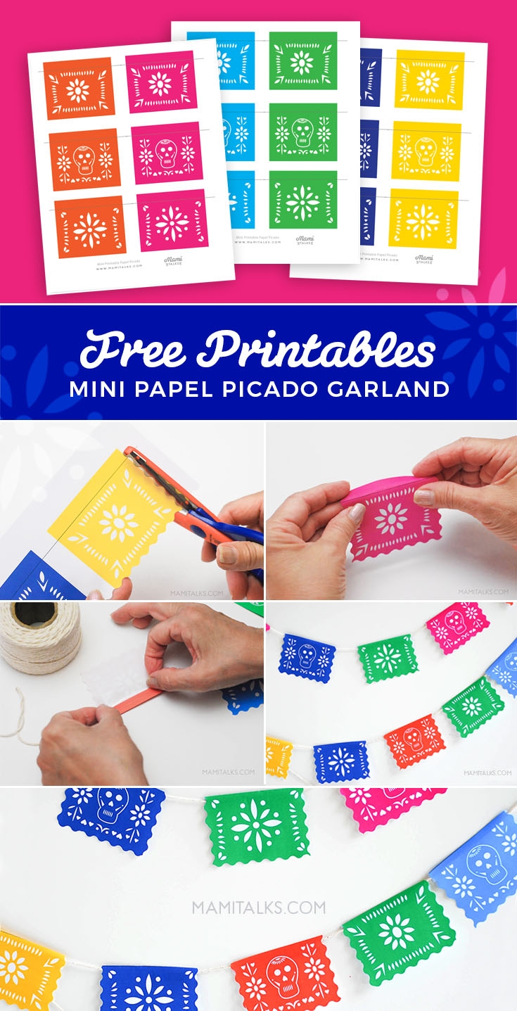 Mini Printable Papel Picado Make A Garland Mami Talks Mini Printable Papel Picado Make A Garland Mami Talks