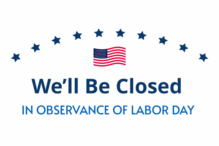 Minimalistic Closed On Labor Day Sign Template Square Signs
