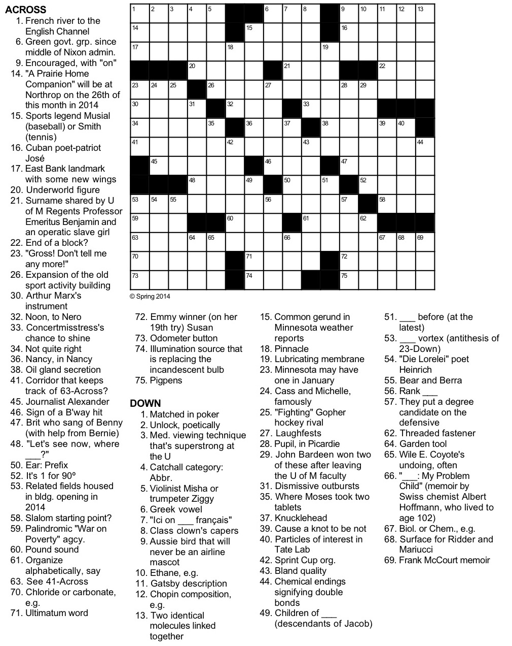 Minnesota Mergers Makeovers Crossword Puzzle Minnesota Mergers Makeovers Crossword Puzzle