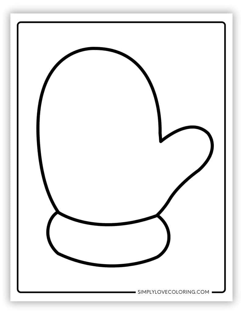 Mitten Templates Free PDF Printables Simply Love Coloring Mitten Templates Free PDF Printables Simply Love Coloring