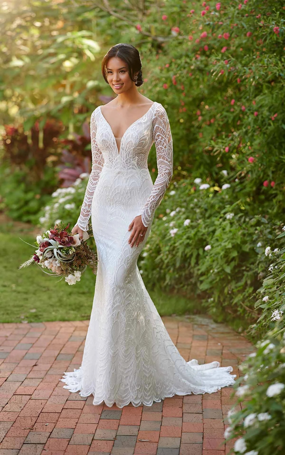 Mixed Pattern Lace Wedding Dress With Beading Essense Of Australia Wedding Dresses Mixed Pattern Lace Wedding Dress With Beading Essense Of Australia Wedding Dresses