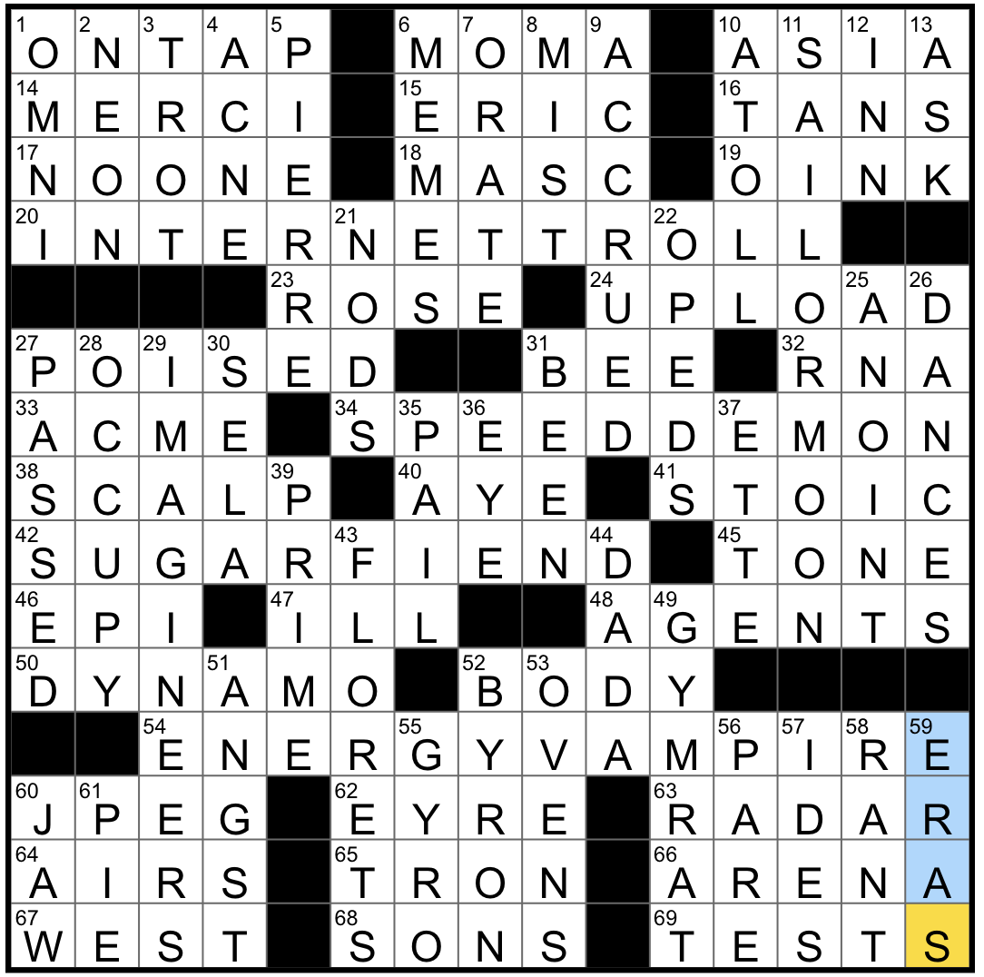 Monday August 7 2023 Diary Of A Crossword Fiend Monday August 7 2023 Diary Of A Crossword Fiend