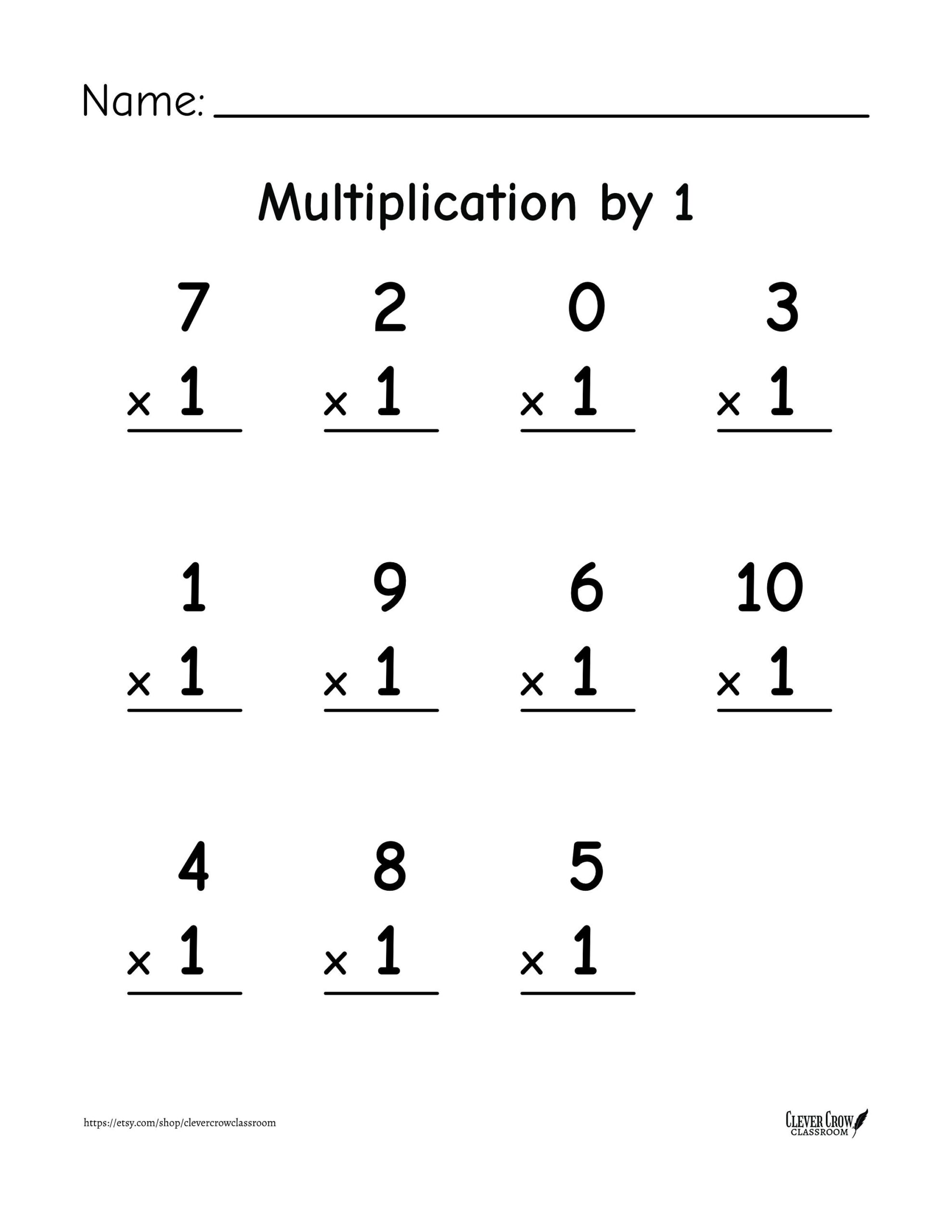 single digit multiplication worksheets single digit multiplication worksheets