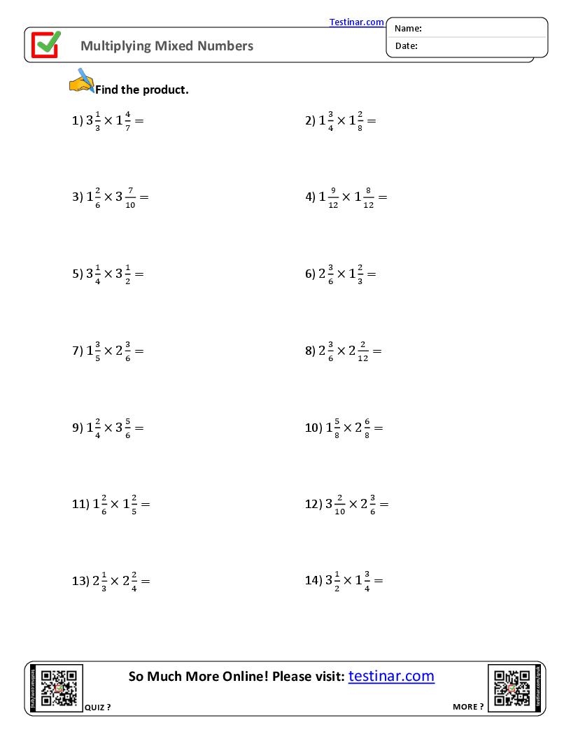 multiplying mixed numbers by mixed numbers worksheet multiplying mixed numbers by mixed numbers worksheet
