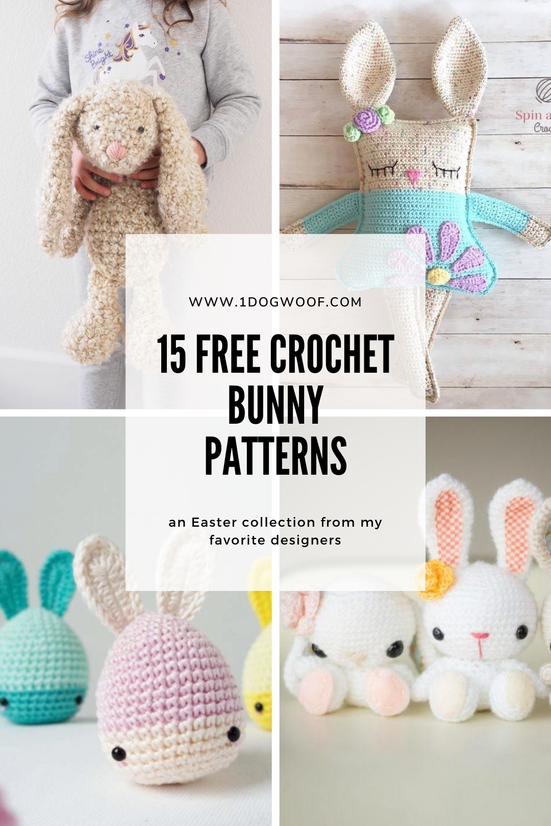 My Favorite Free Bunny Crochet Patterns Collection One Dog Woof My Favorite Free Bunny Crochet Patterns Collection One Dog Woof