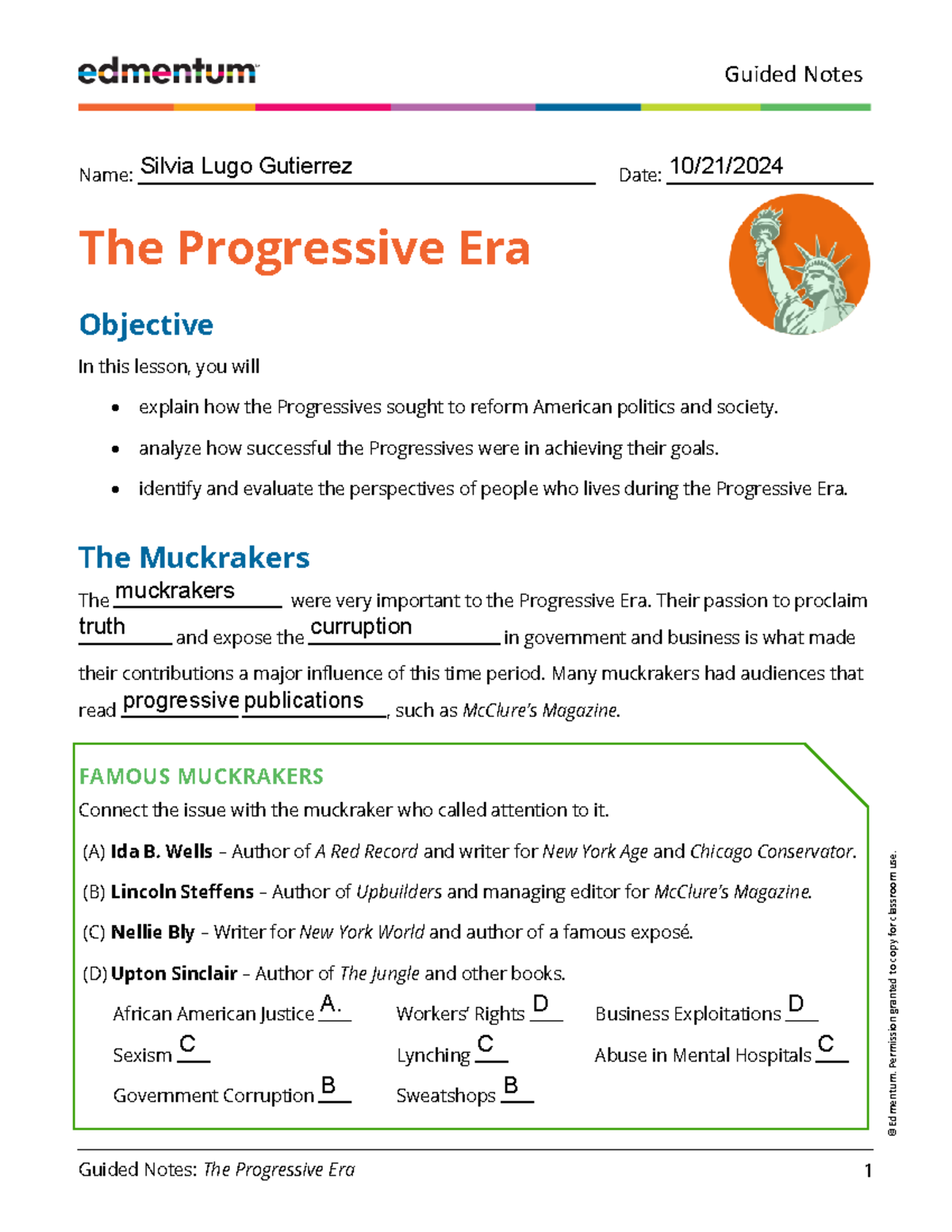 National US History A3 02 Final Notes On The Progressive Era Studocu National US History A3 02 Final Notes On The Progressive Era Studocu