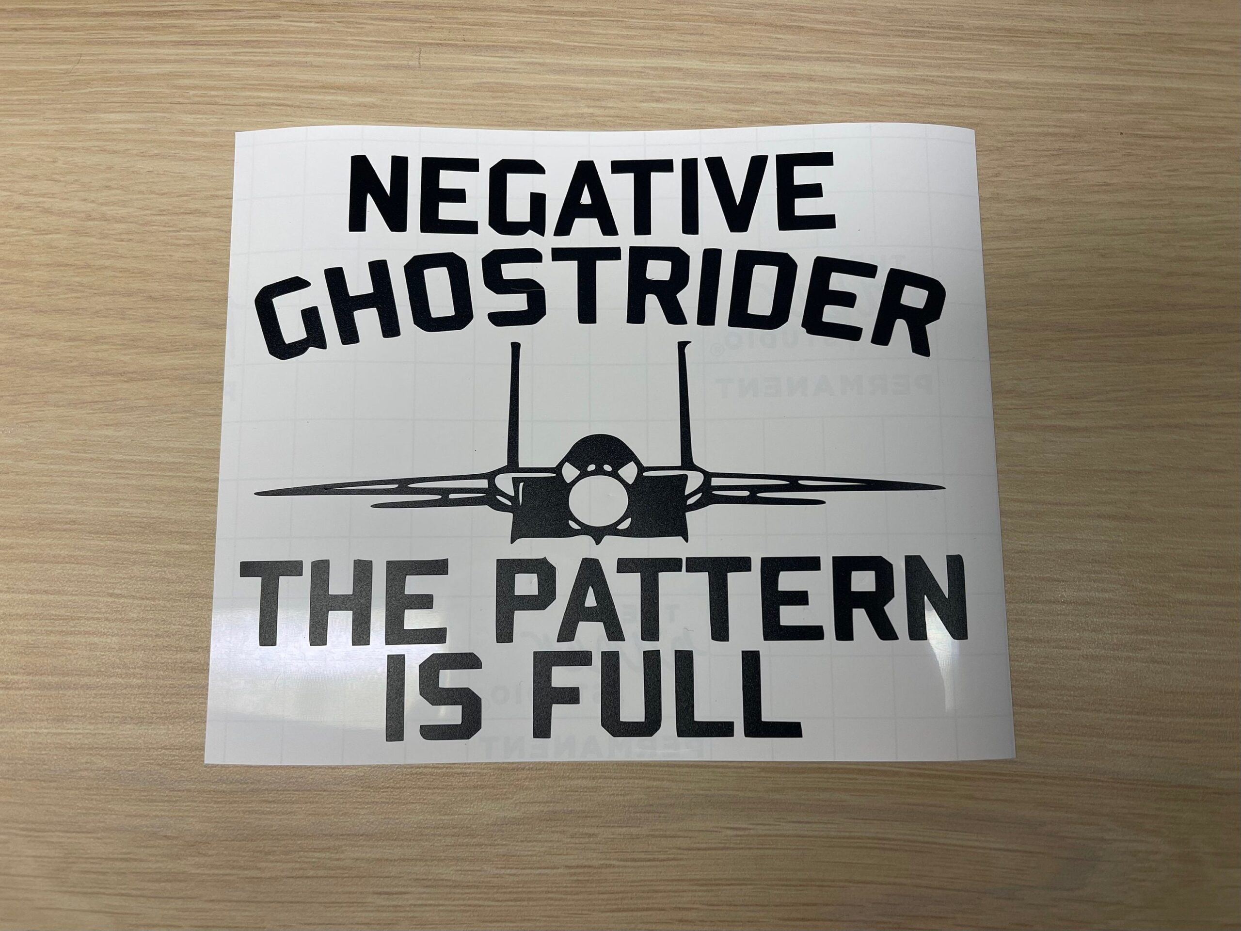 Negative Ghostrider The Pattern Is Full Vinyl Decal Etsy Negative Ghostrider The Pattern Is Full Vinyl Decal Etsy