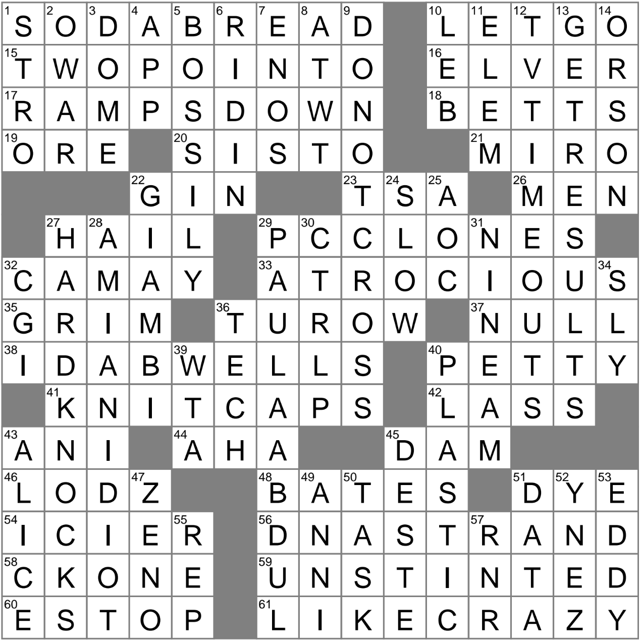 New And Improved Say Crossword Clue Archives LAXCrossword