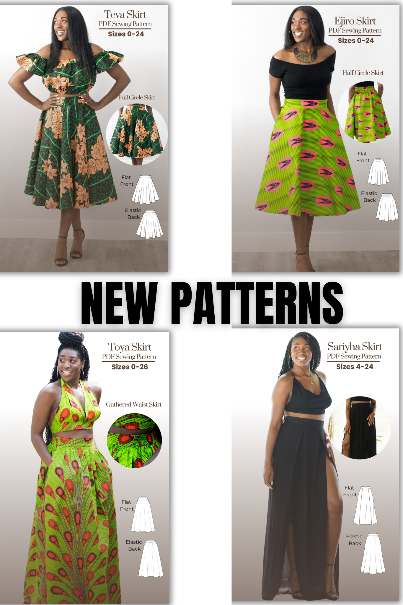 NEW Skirt Sewing Patterns Montoya Mayo NEW Skirt Sewing Patterns Montoya Mayo