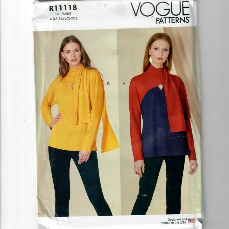 New Vogue Sewing Pattern R11118 Miss Or Miss Petite Top Sz Xs Xxl Uncut V1825 EBay