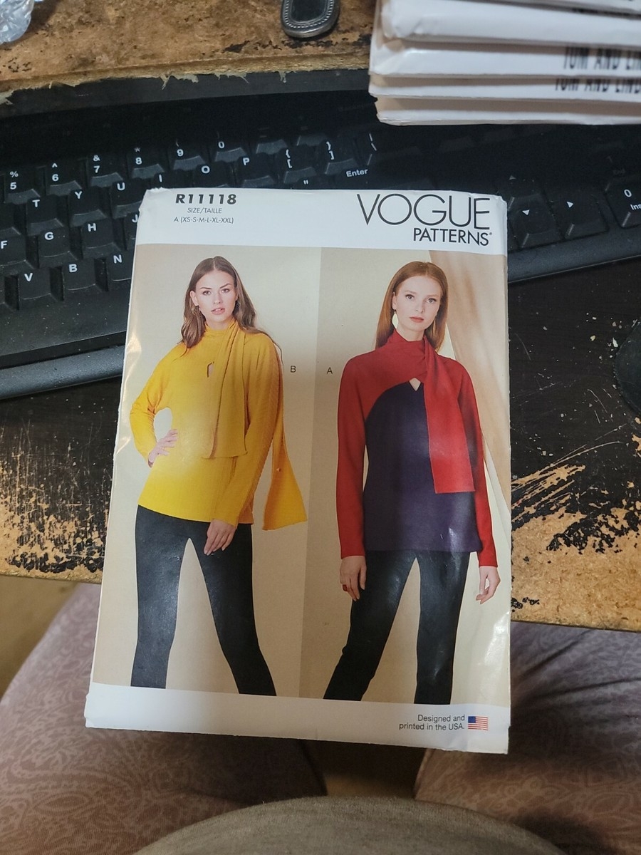 NEW VOGUE SEWING PATTERN R11118 V1825 MISS OR MISS PETITE TOP Sz XS XXL UNCUT EBay NEW VOGUE SEWING PATTERN R11118 V1825 MISS OR MISS PETITE TOP Sz XS XXL UNCUT EBay