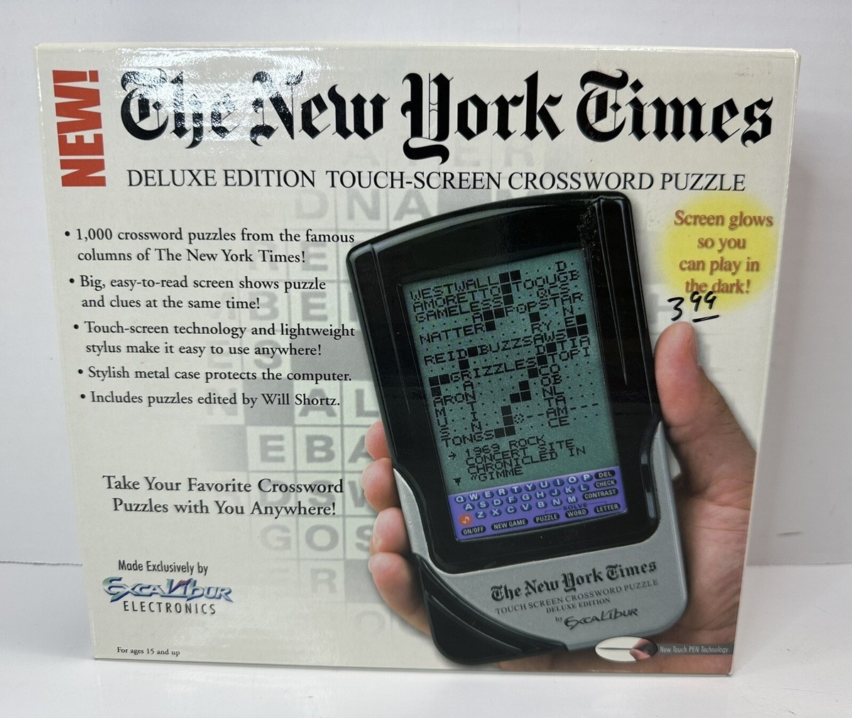 New York Times Excalibur Touch Screen CrossWord Puzzle Deluxe Ed W Stylus EBay New York Times Excalibur Touch Screen CrossWord Puzzle Deluxe Ed W Stylus EBay