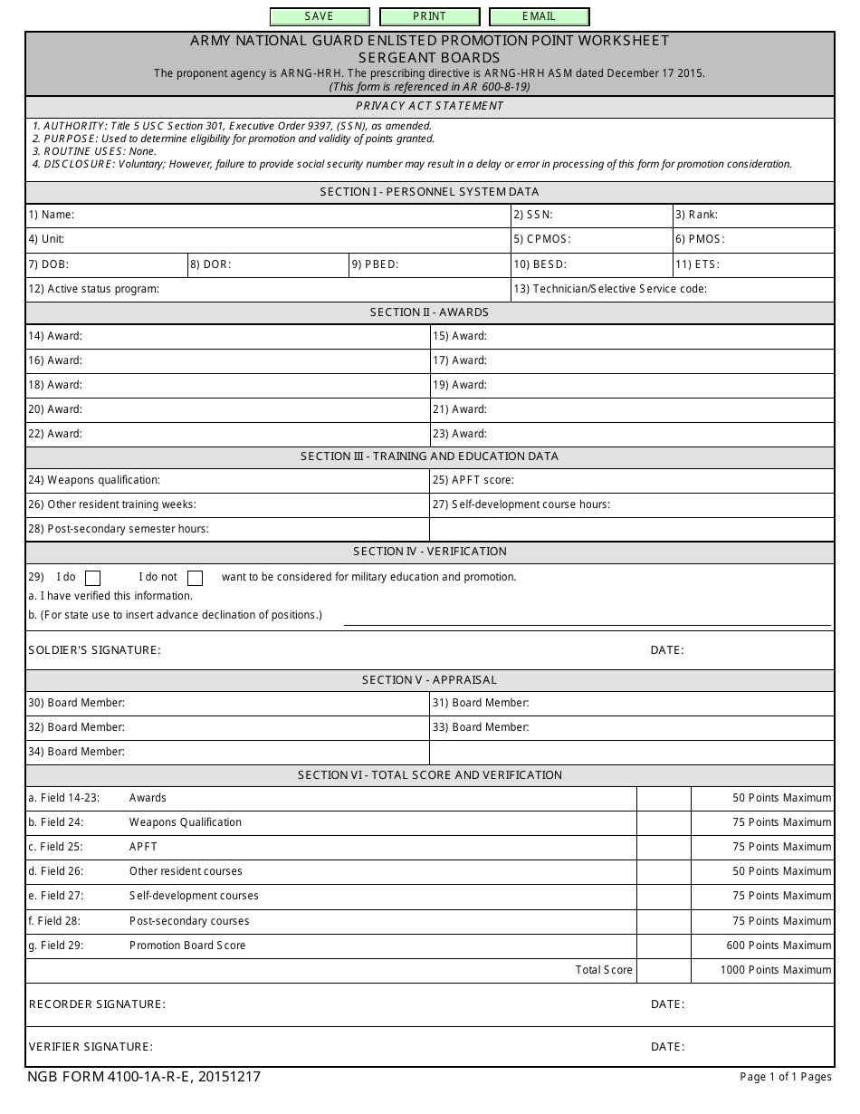 army promotion point worksheet army promotion point worksheet