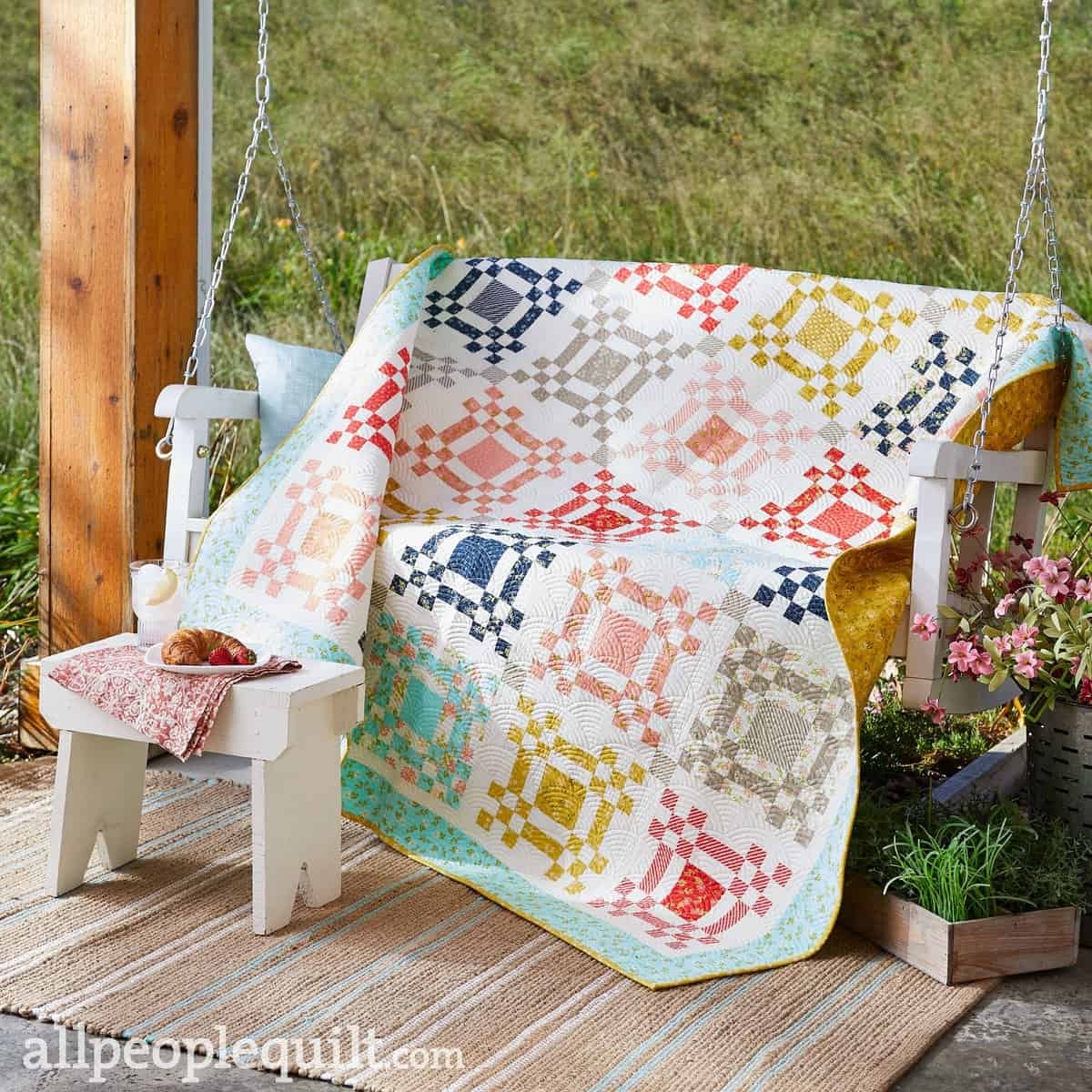 Nine Patch Square Dance Quilt New Quilt Pattern A Quilting Life